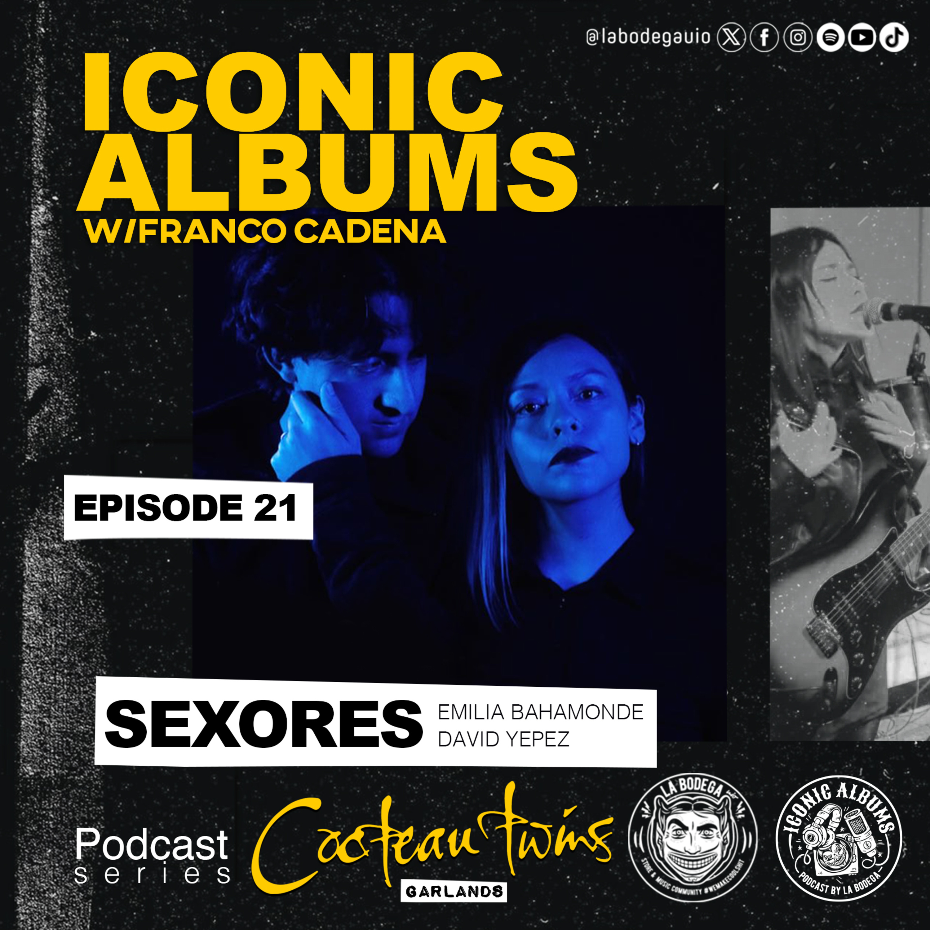 LaBodegaUIO Iconic Albums Podcast Series #21 COCTEAU TWINS "GARLANDS” episode artwork