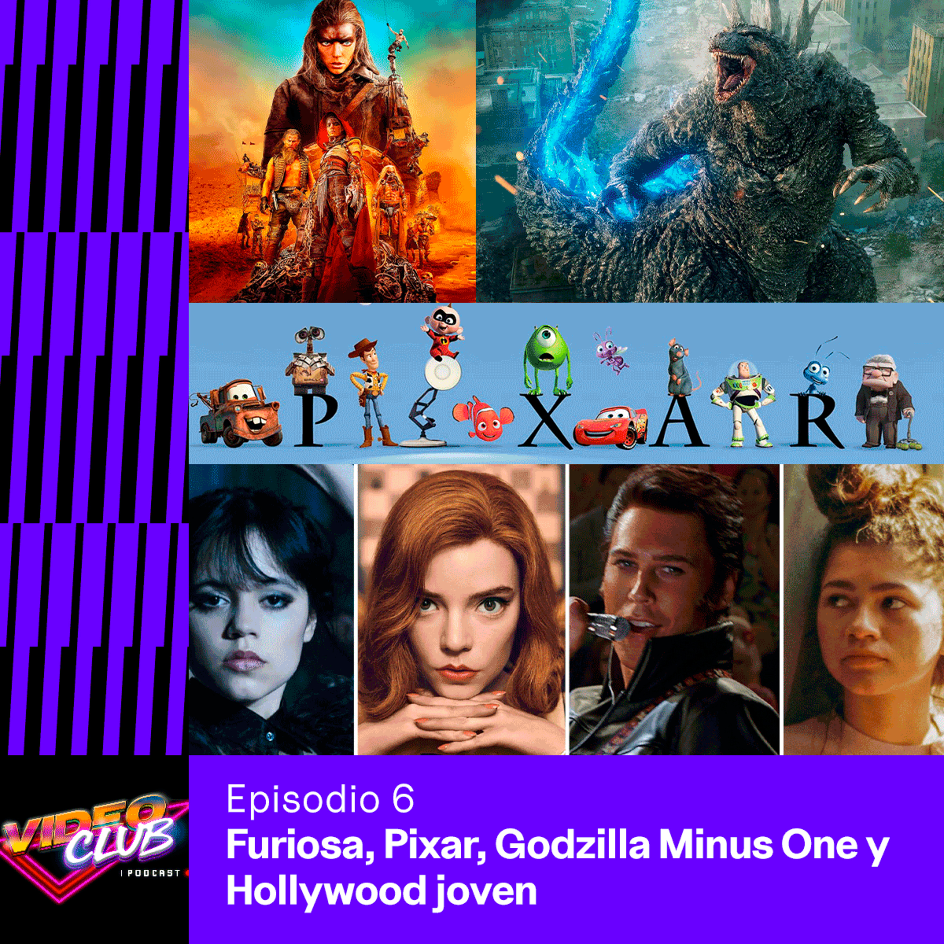FURIOSA, LA NUEVA ESTRATEGIA DE PIXAR, GODZILLA MINUS ONE - VIDEOCLUB PODCAST EP. 6 TEMP. 4 episode artwork