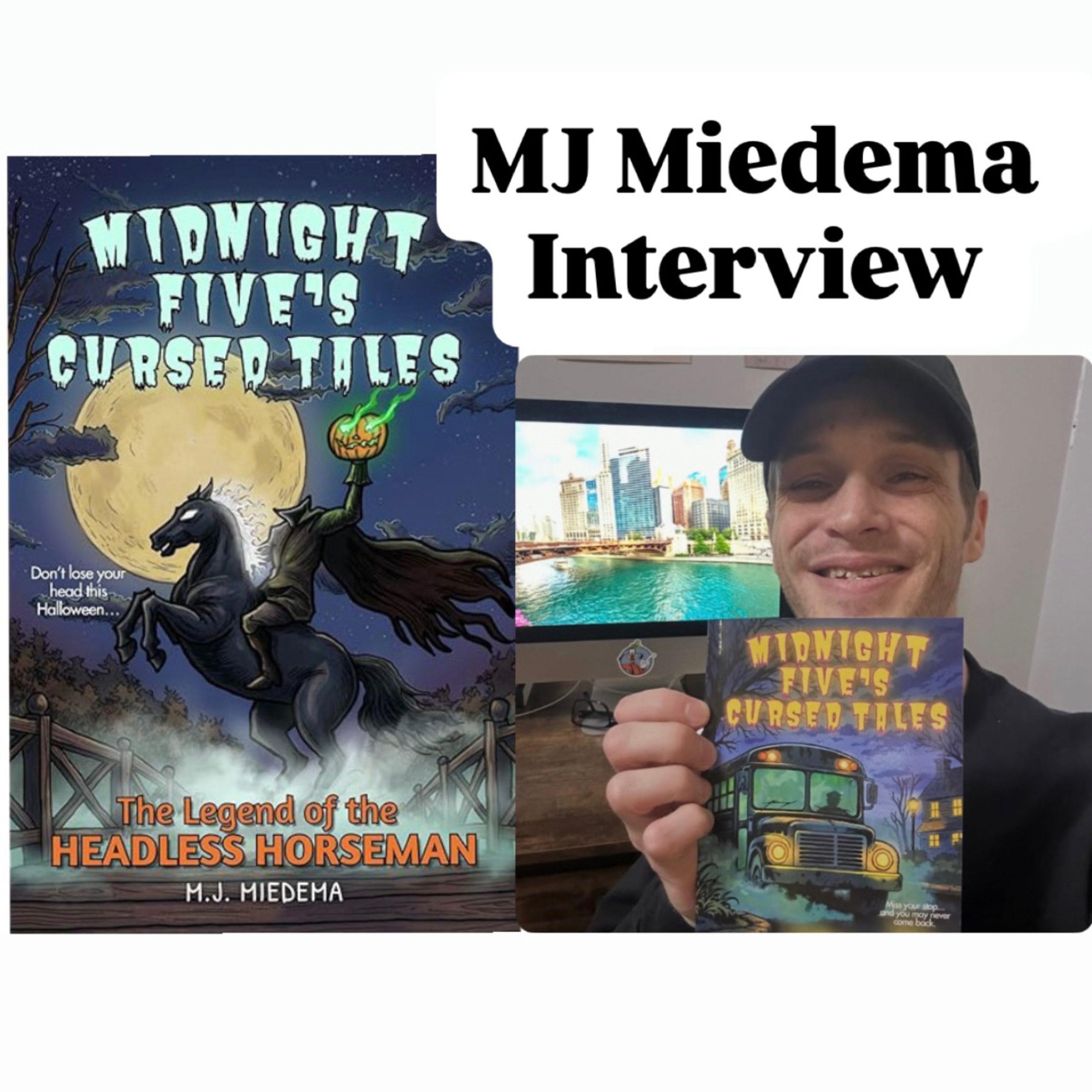 Special Interview: MJ Miedema author of Midnight Fives Cursed Tales episode artwork