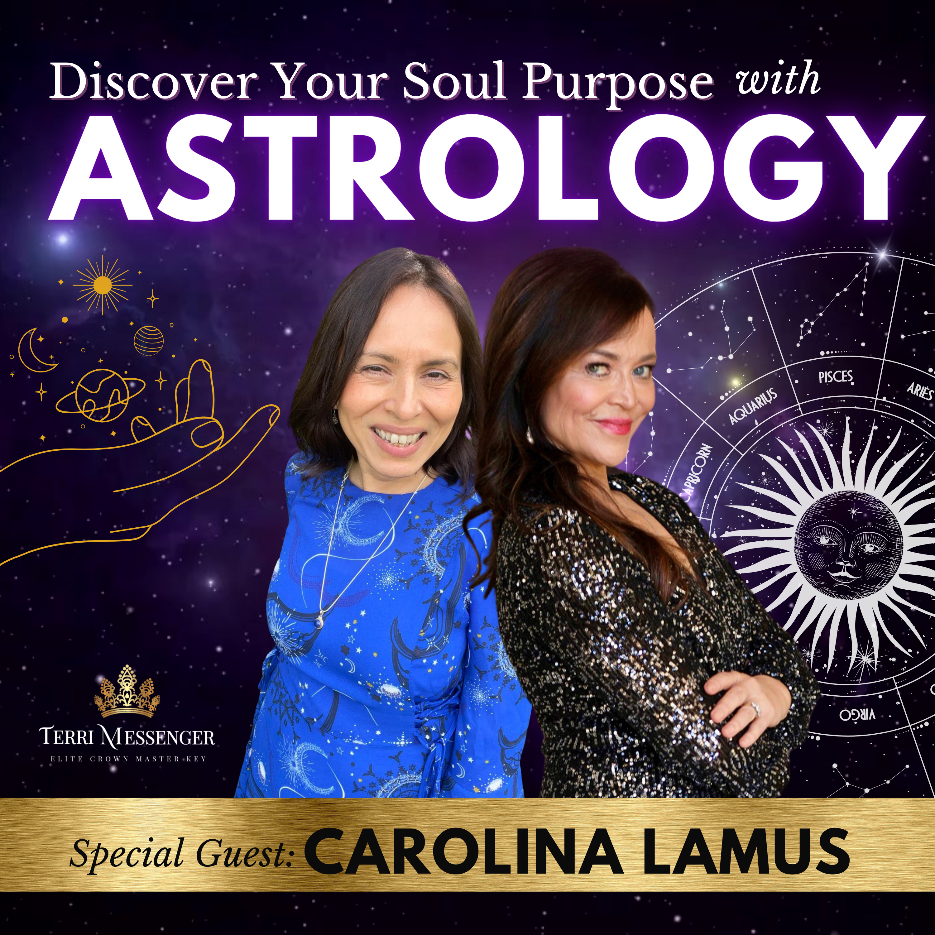 Heal Childhood Wounds & Uncover Your Soul Purpose: Ancestral Healing with Astrology Special Guest Carolina Lamus episode artwork