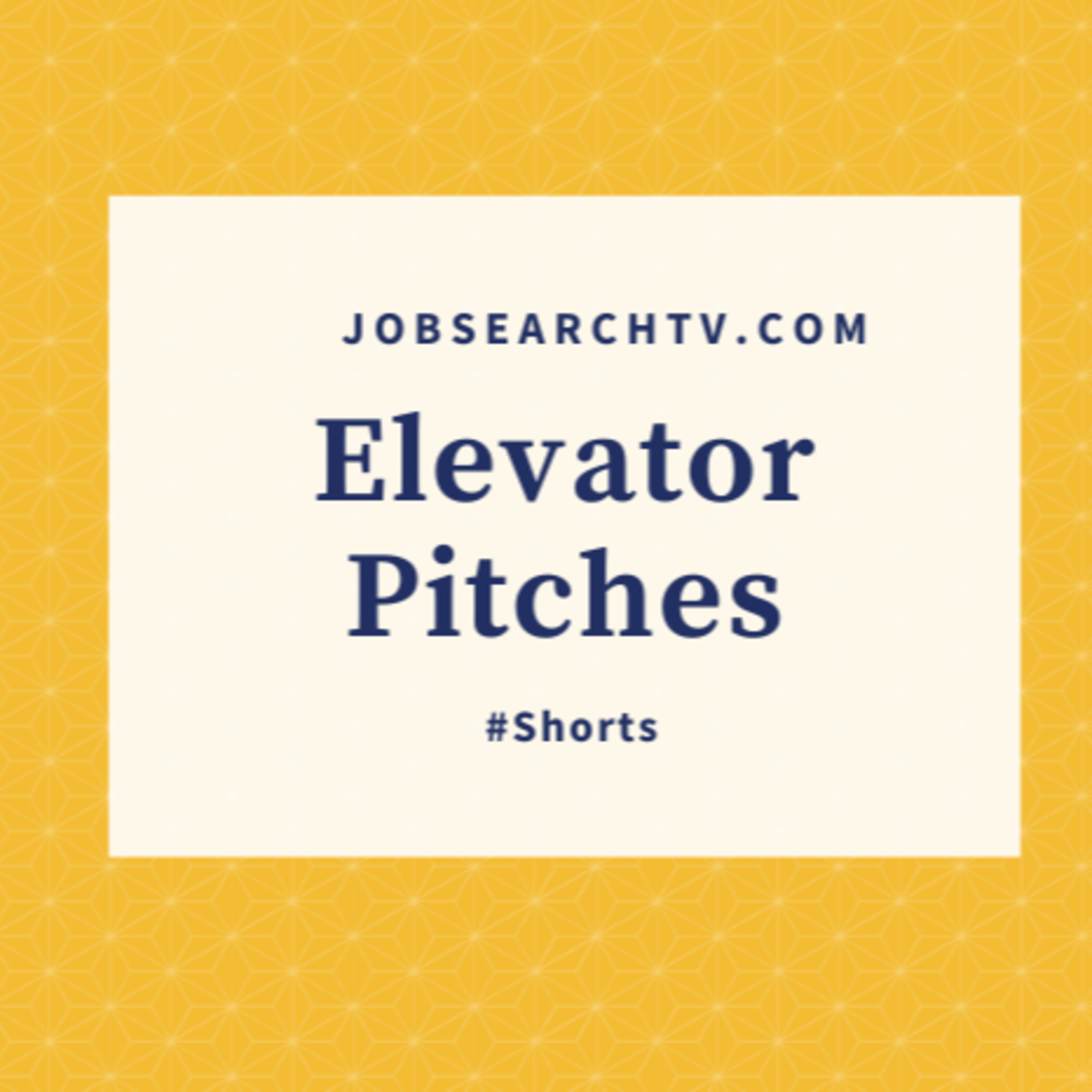 Elevator Pitches