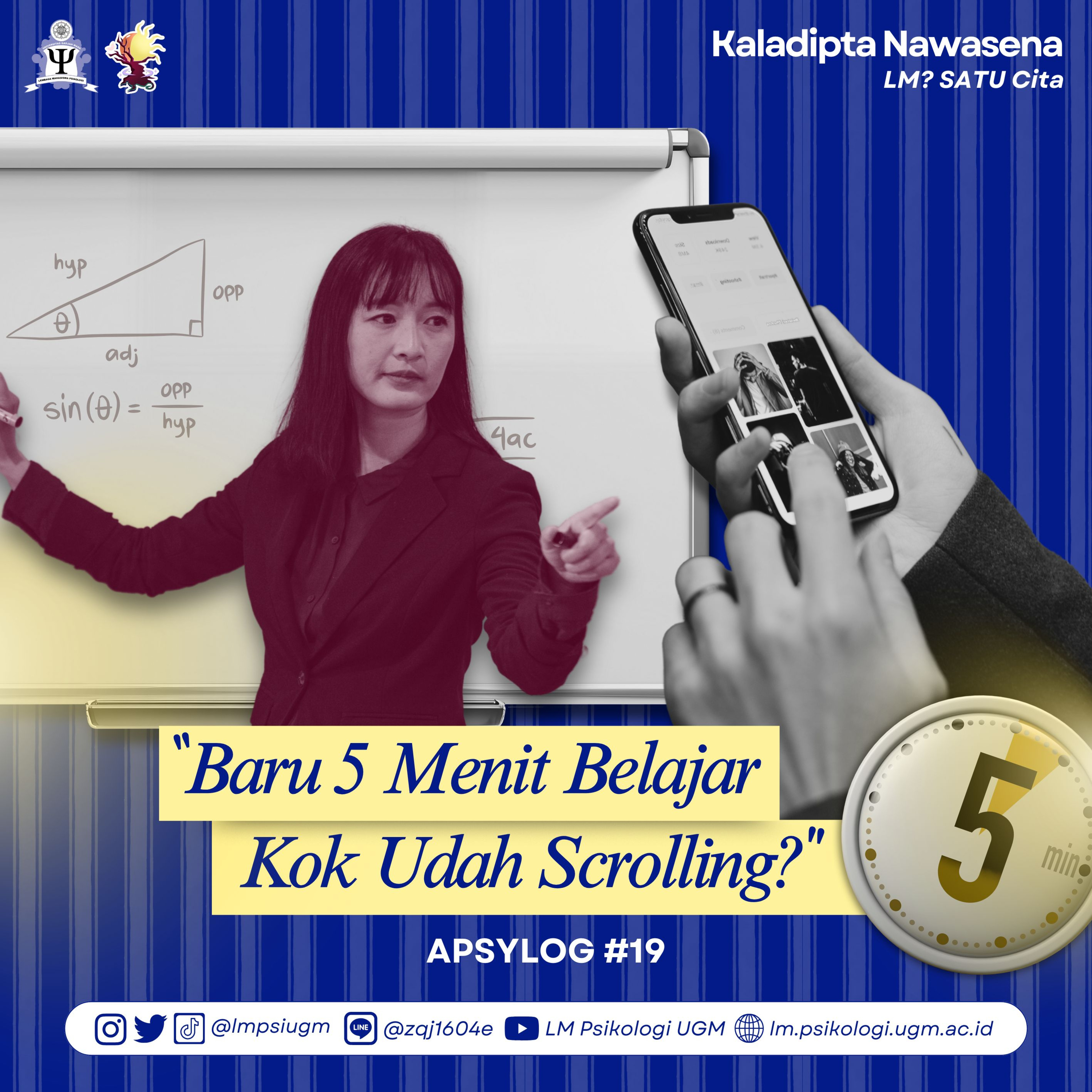 APSYLOG #19 - Baru 5 Menit Belajar Kok Udah Scrolling? episode artwork