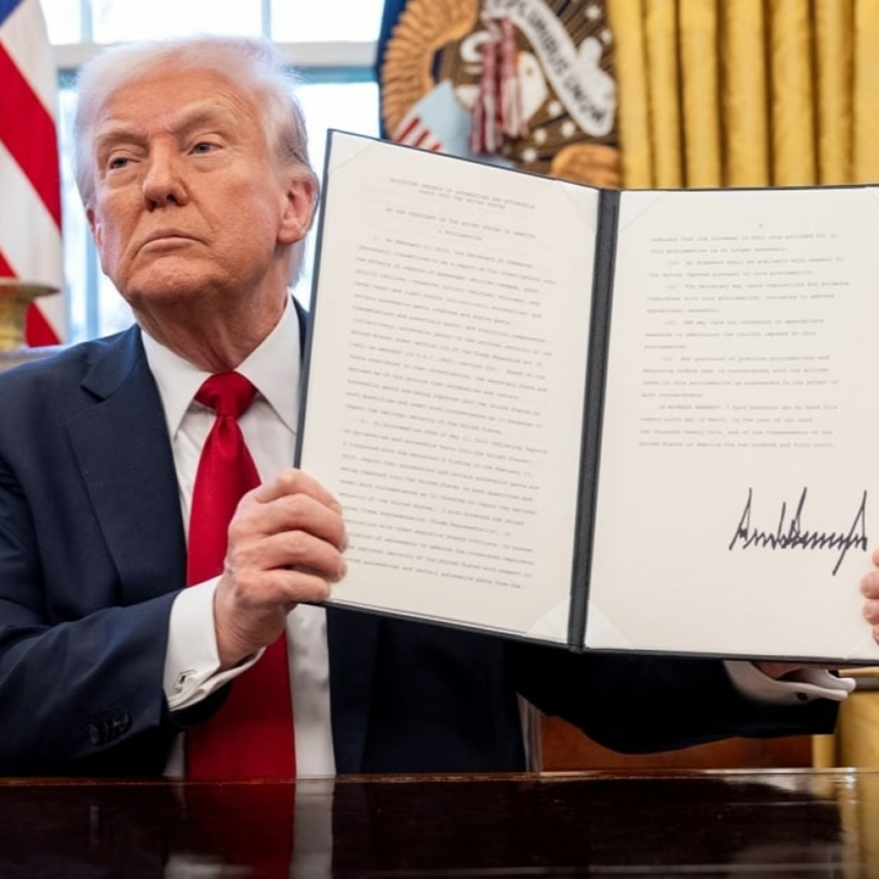 Thời sự 12h 27/3/2025: Tổng thống Mỹ công bố áp thuế 25% đối với tất cả ô tô nhập khẩu từ ngày 3/4