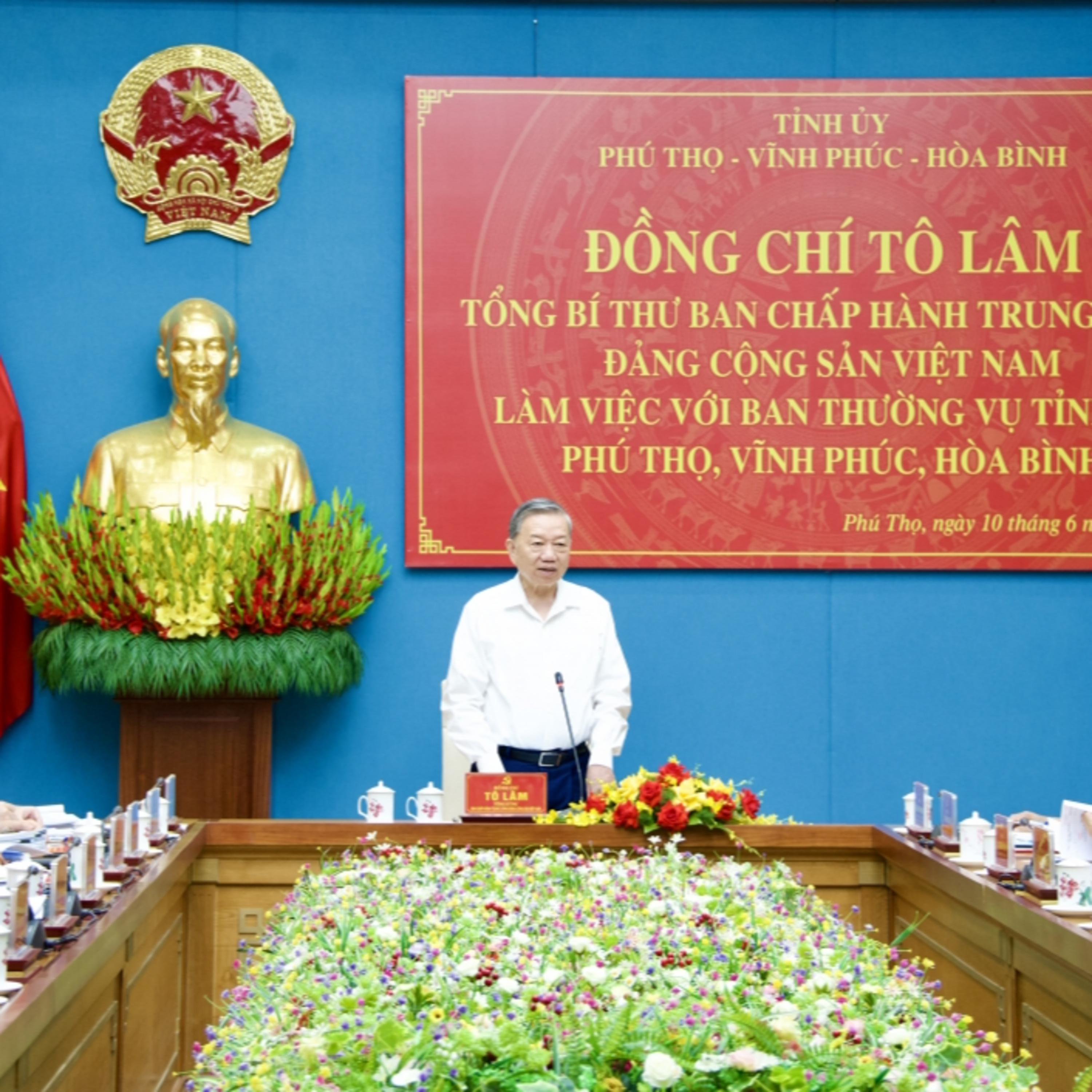 Thời sự 12h 10/6/2025: Tổng Bí thư Tô Lâm làm việc với Tỉnh ủy Phú Thọ, Vĩnh Phúc, Hòa Bình