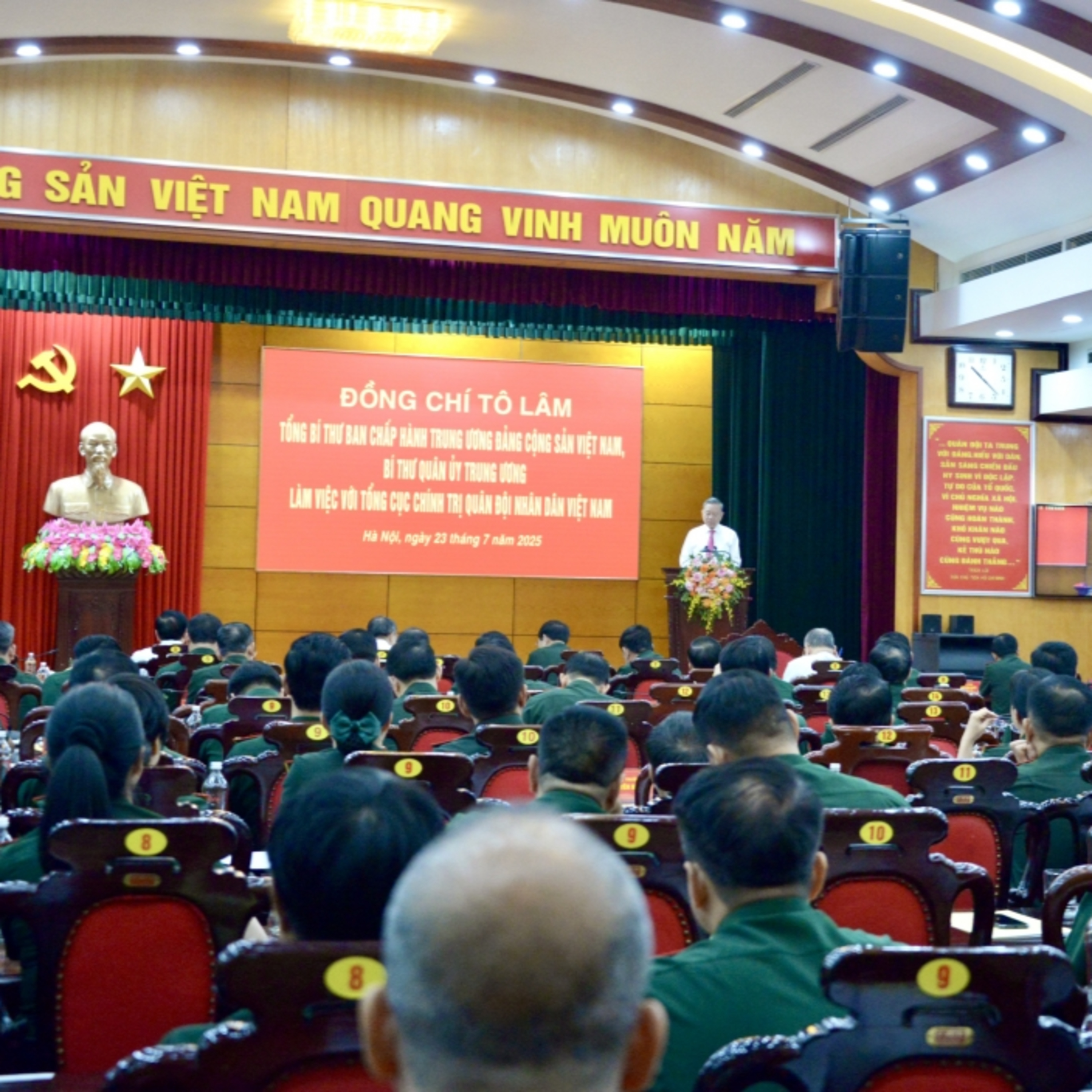 Thời sự 18h 23/7/2025: TBT Tô Lâm -Toàn quân tiếp tục đi đầu bảo vệ nền tảng tư tưởng của Đảng