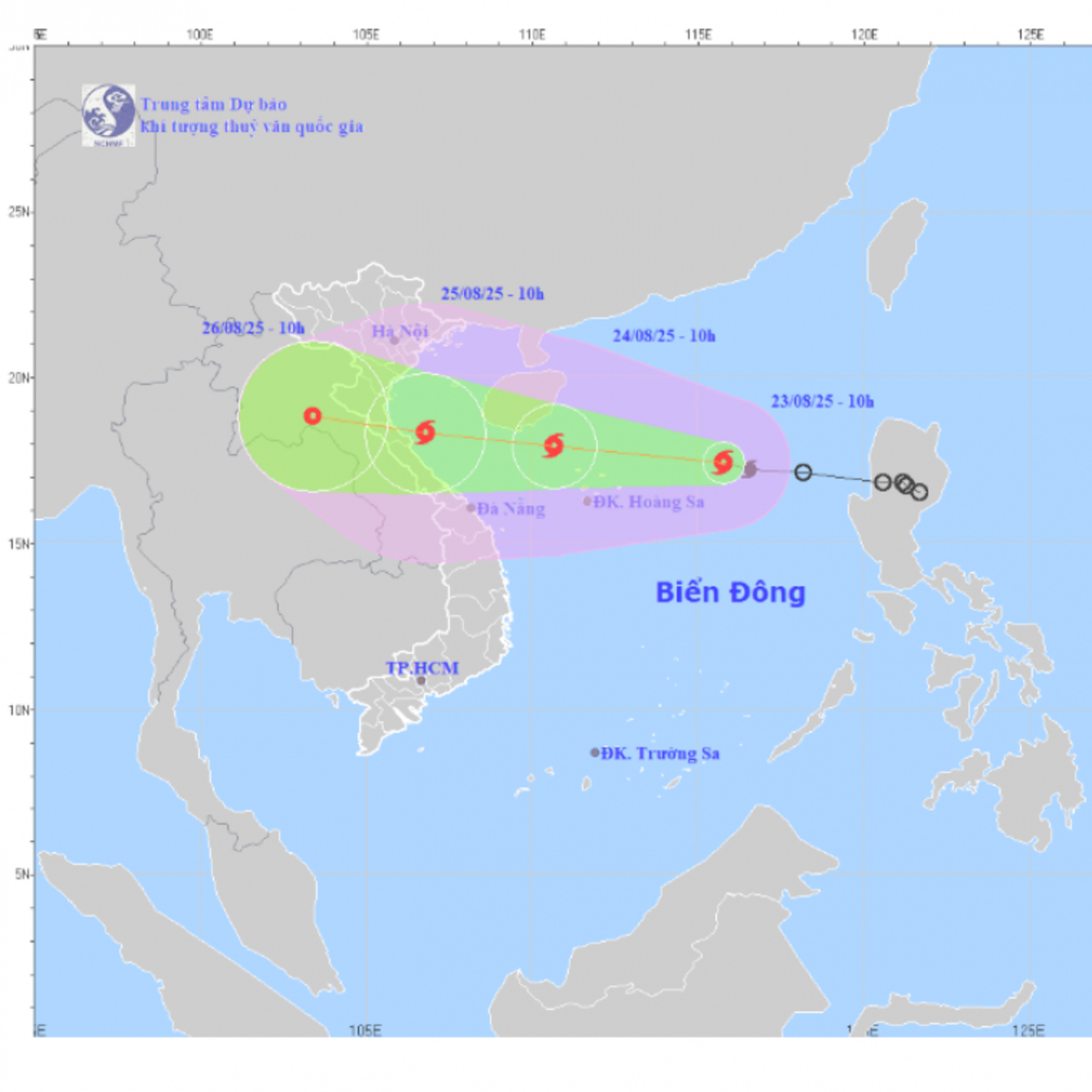 Thời sự 12h 23/8/2025: Áp thấp nhiệt đới trên Biển Đông đã mạnh lên thành bão số 5