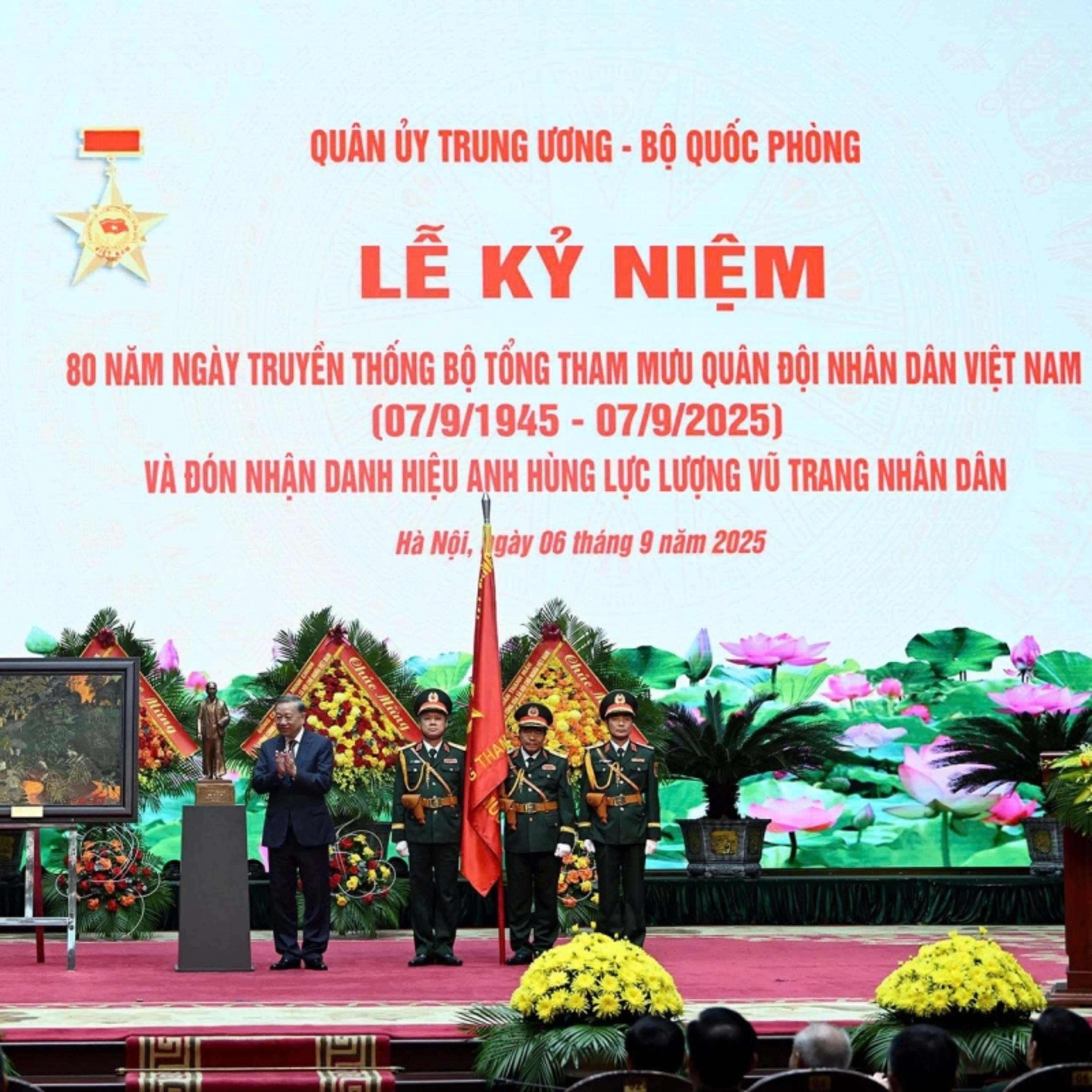 Thời sự 18h 6/9/2025: Bộ Tổng Tham mưu đón nhận danh hiệu Anh hùng Lực lượng vũ trang nhân dân