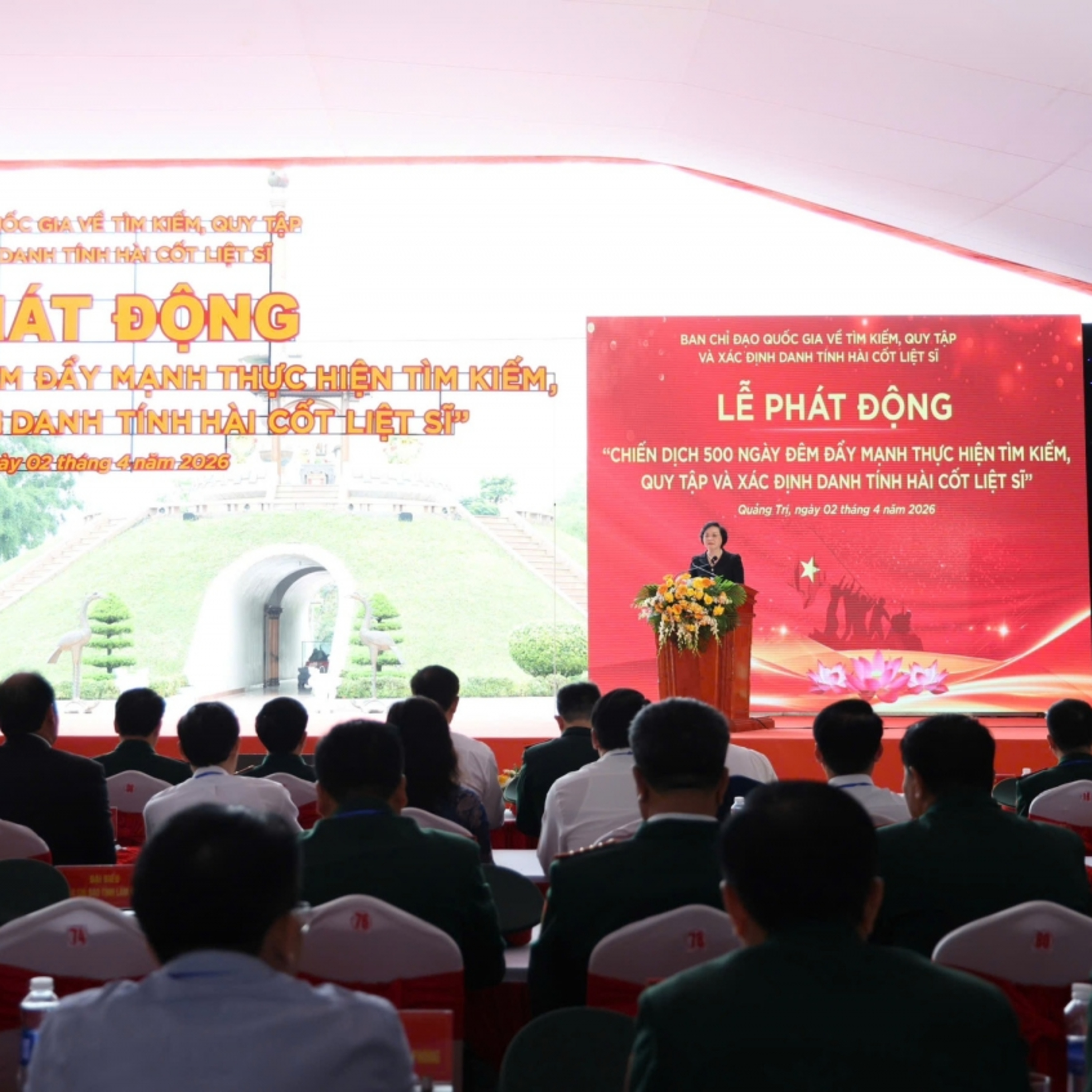 Thời sự 12h 2/4/2026: Phát động chiến dịch 500 ngày đêm tìm kiếm, quy tập hài cốt liệt sĩ