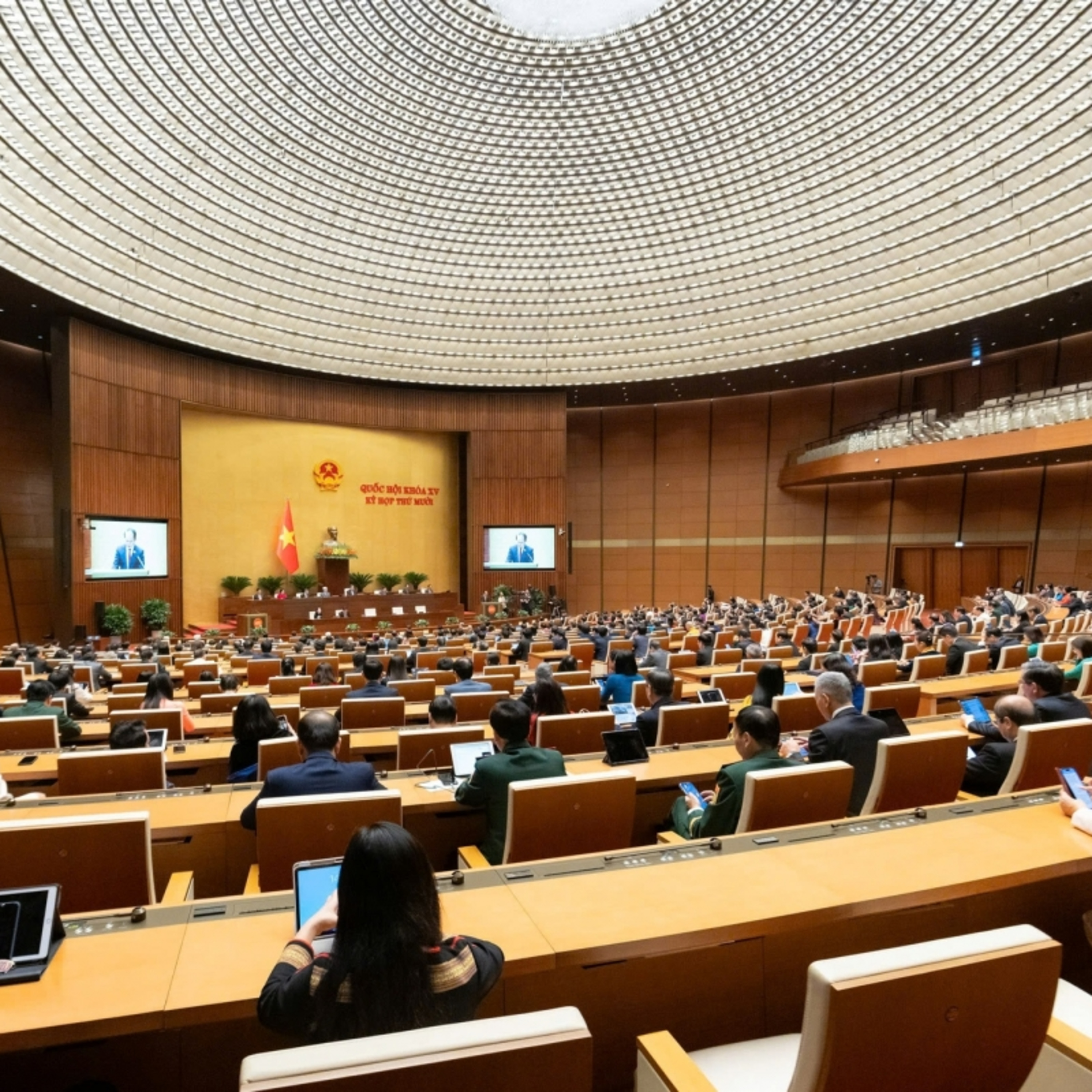 Thời sự 12 5/4/2026:Các đại biểu dự Kỳ họp thứ nhất Quốc hội khóa XVI họp phiên trù bị