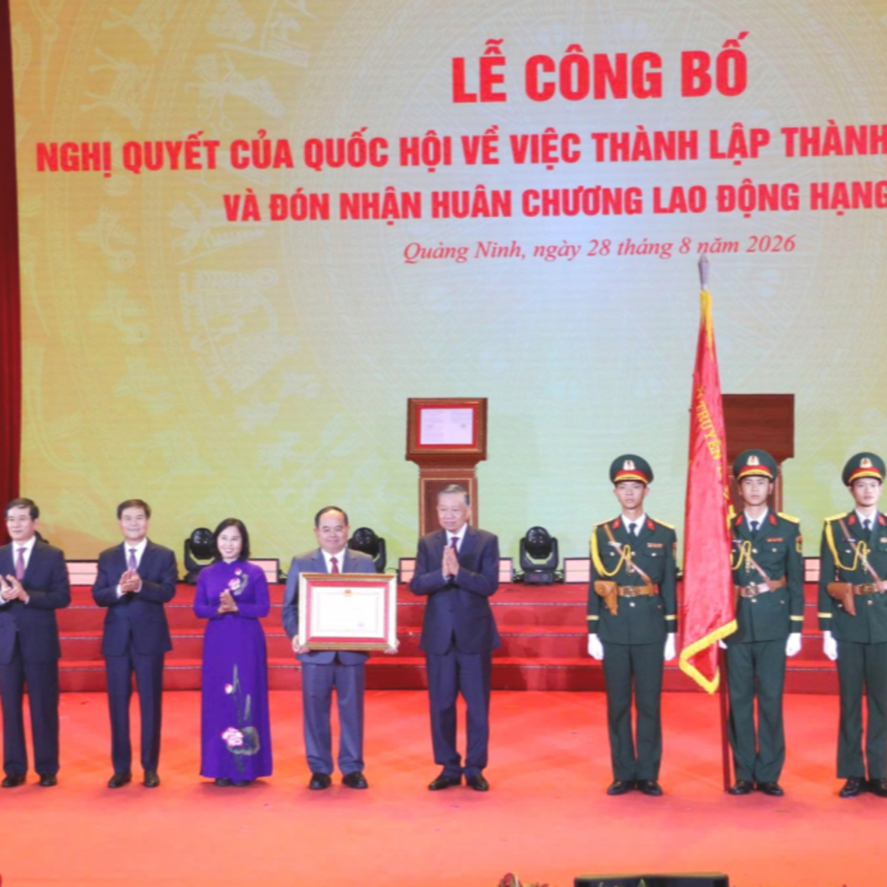Thời sự 12h 28/8/2026: Lễ công bố thành lập thành phố Quảng Ninh