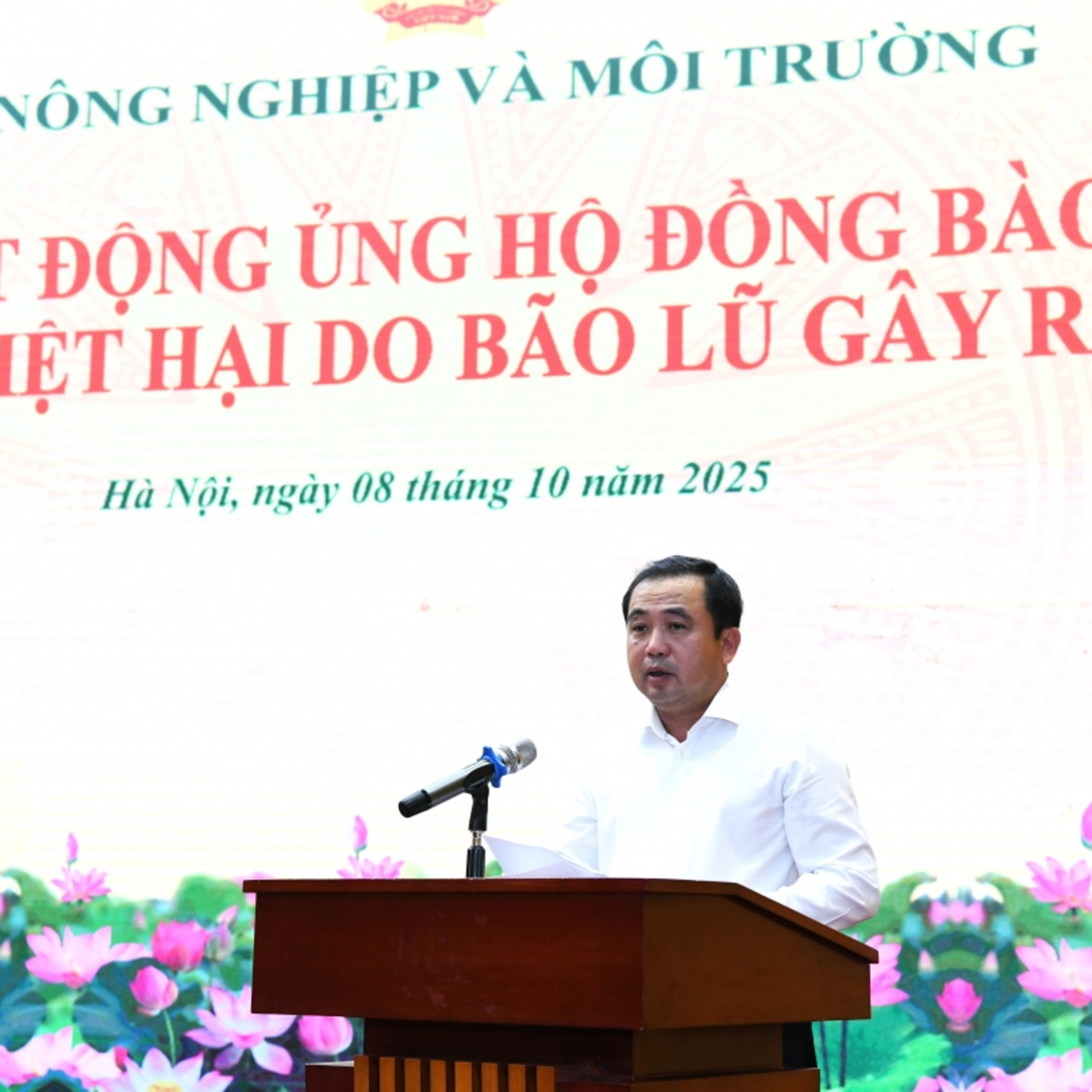 Tin trong nước - Bộ Nông nghiệp và Môi trường phát động ủng hộ đồng bào bị thiệt hại do bão lũ gây ra