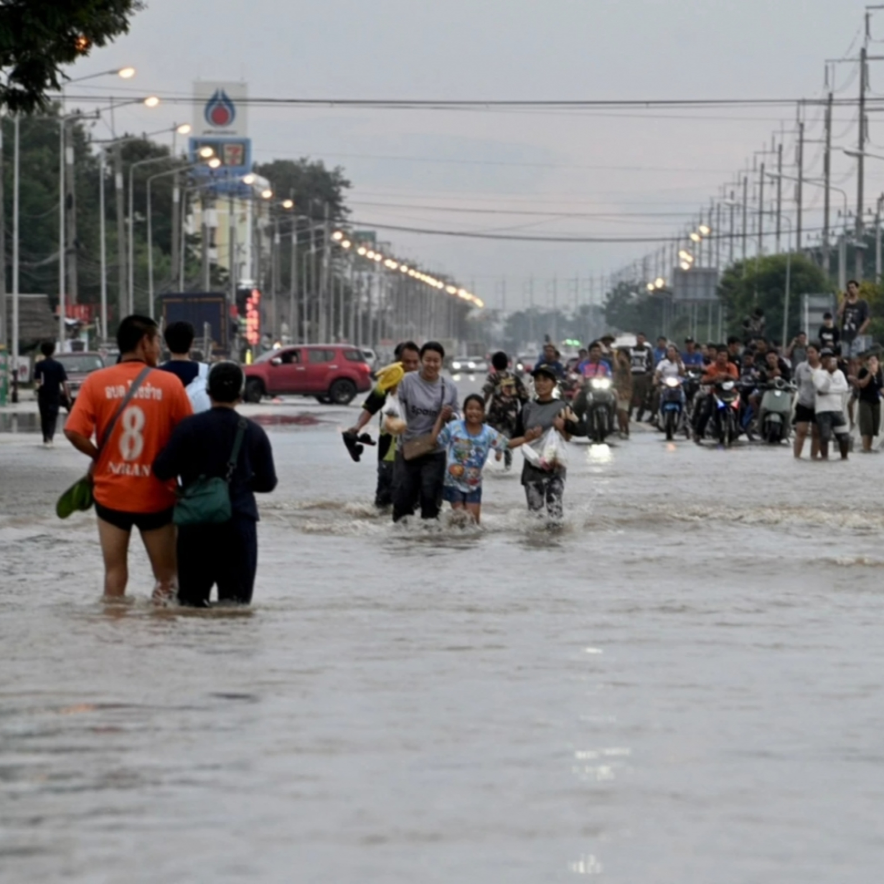 Tin quốc tế - Thái Lan: Lũ lụt nghiêm trọng ảnh hưởng hơn 470.000 người dân, 13 người thiệt mạng