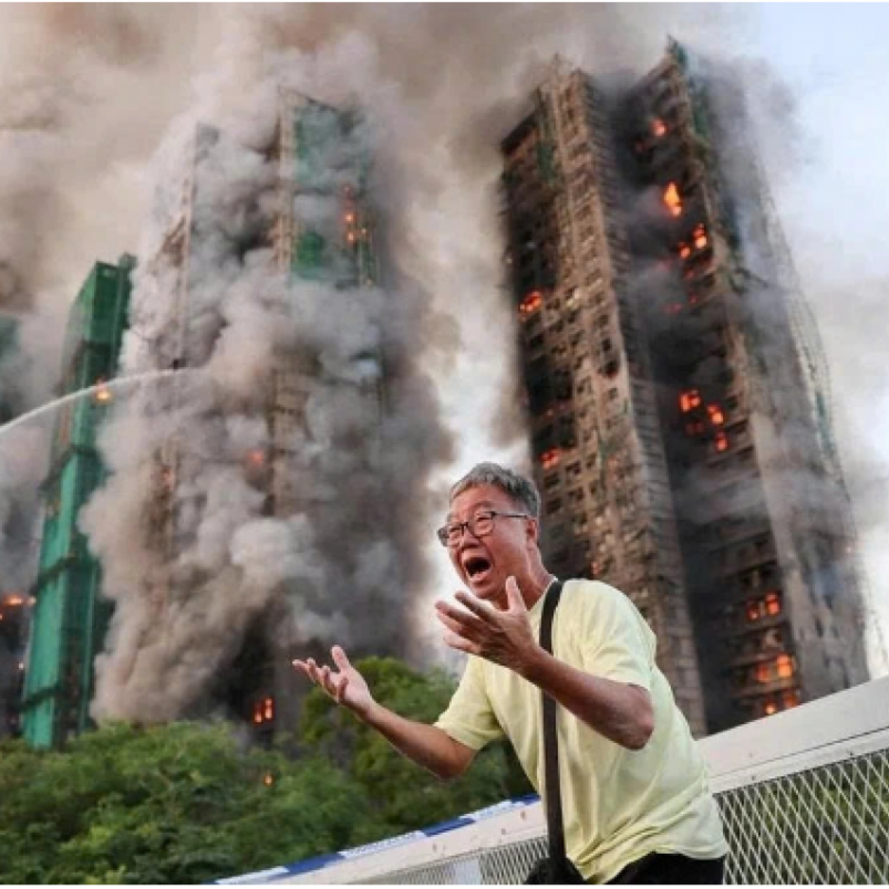 Tin quốc tế - Cháy chung cư ở Hong Kong (Trung Quốc): Số người thương vong tiếp tục tăng