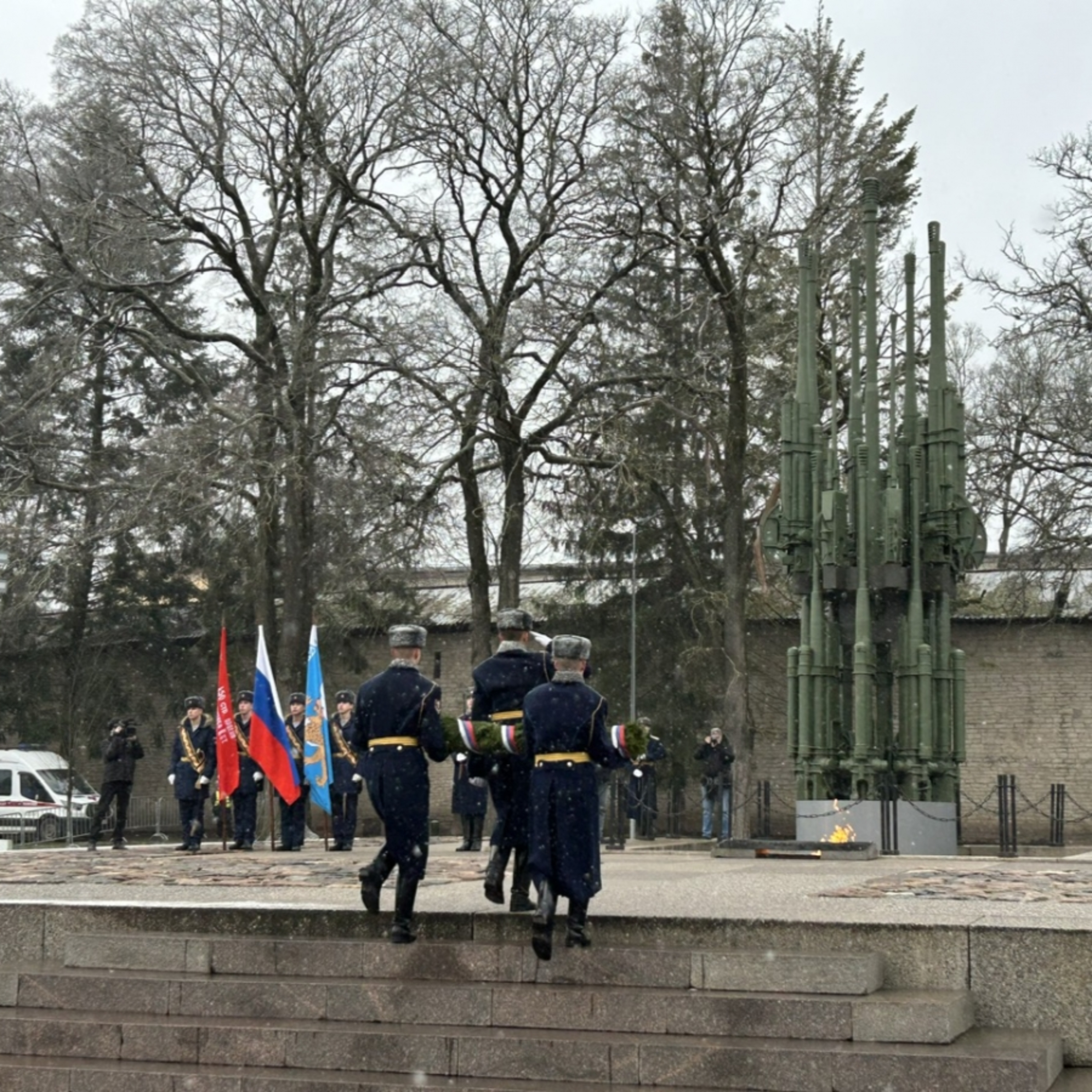 Tin quốc tế - Trang trọng Nghi lễ tưởng niệm Những liệt sỹ vô danh tại tỉnh Pskov