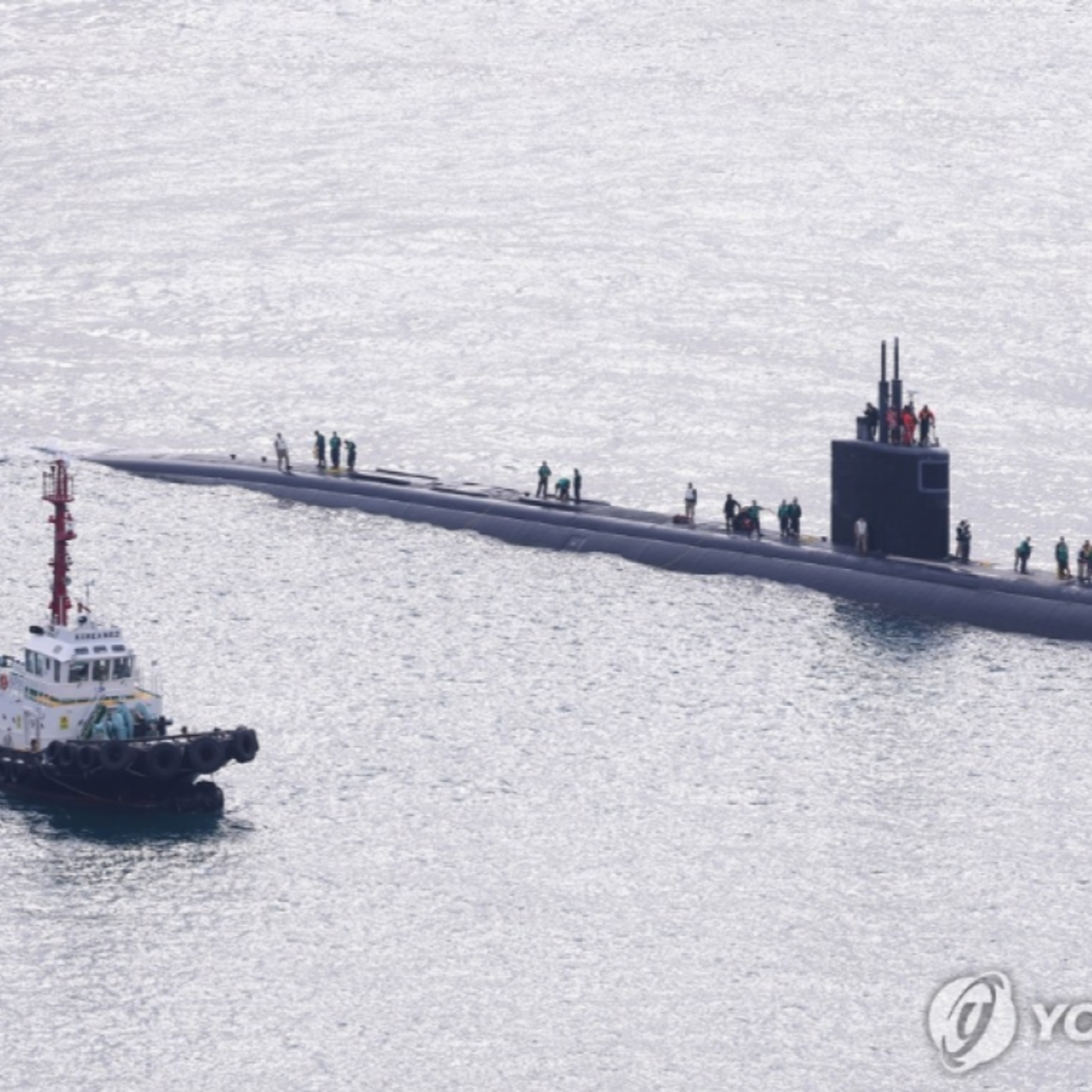 Tin quốc tế - Tàu ngầm nguyên tử của Mỹ đến Hàn Quốc