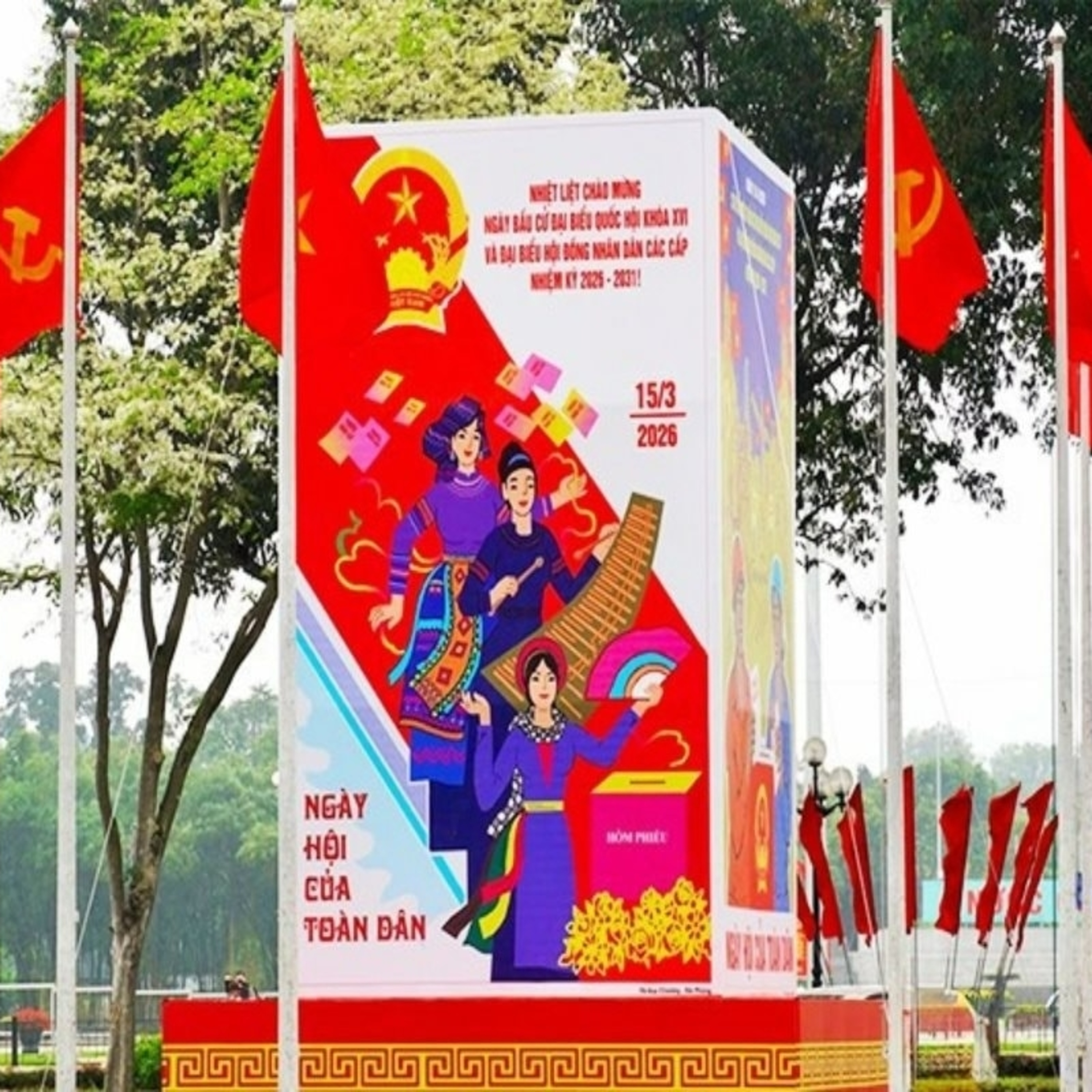 Tin trong nước - Thời tiết ngày bầu cử 15/3 thuận lợi cho cử tri đi bỏ phiếu