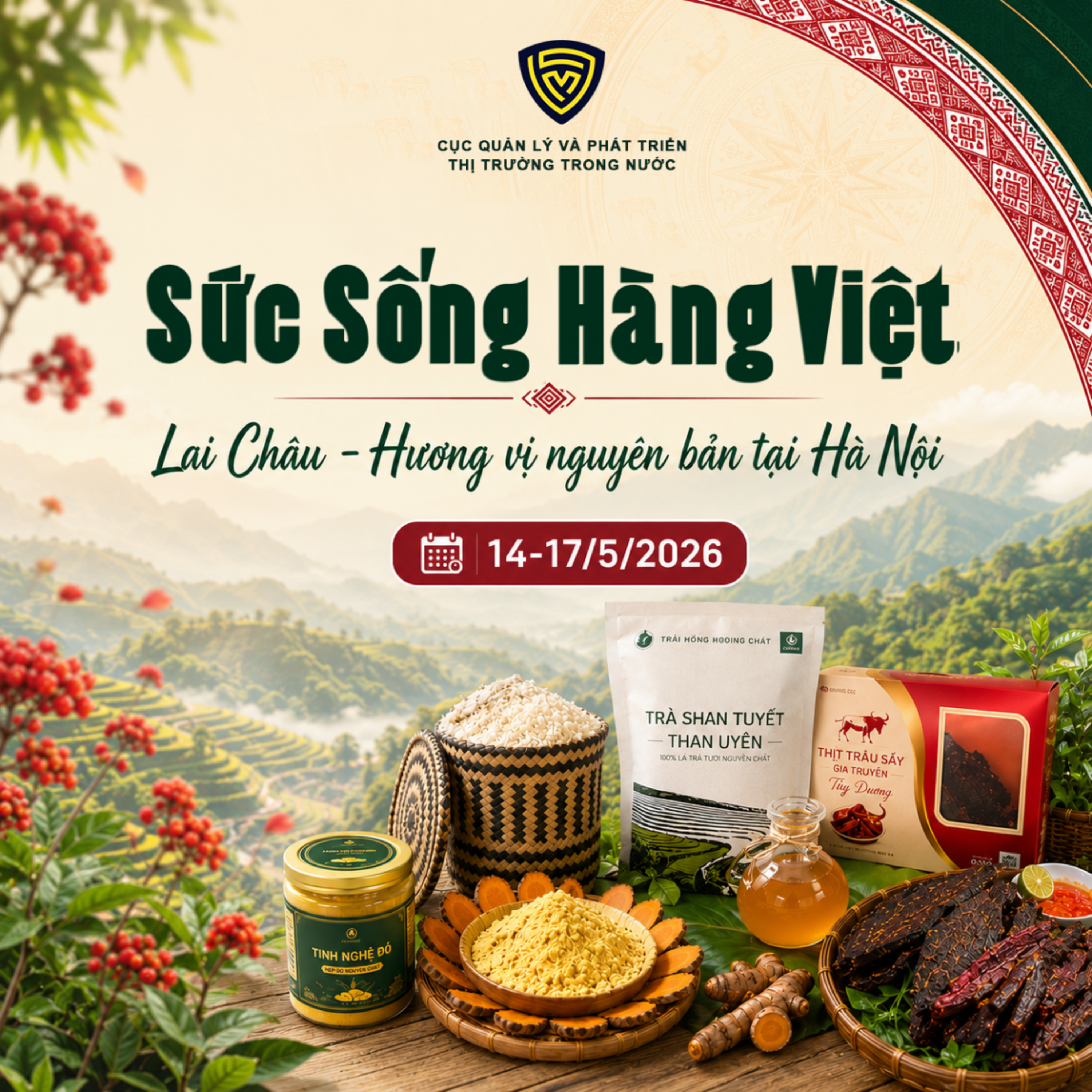 Tin Kinh tế - Đặc sản Lai Châu được trưng bày, livestream tại chương trình “Sức sống hàng Việt”