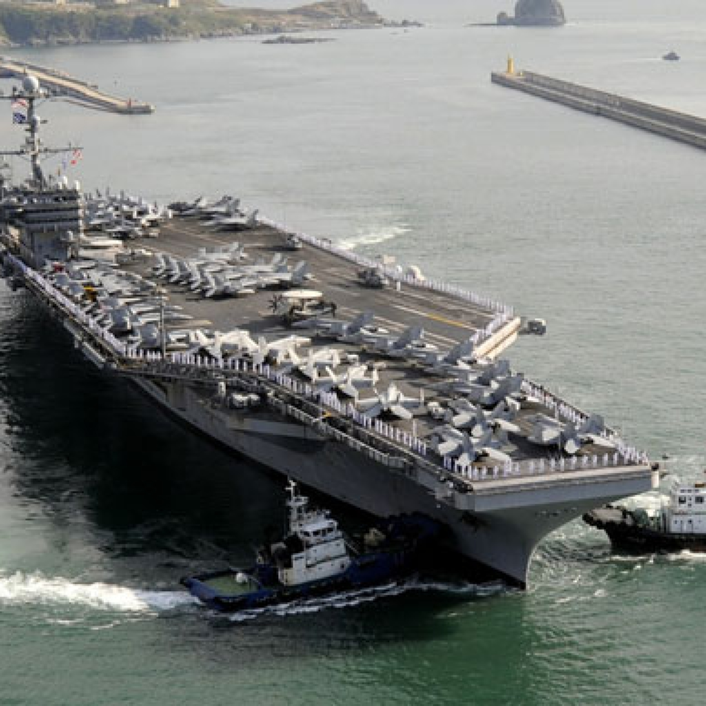 Tin thế giới - Tầu sân bay hạt nhân USS George Washington của Mỹ quay lại Nhật Bản