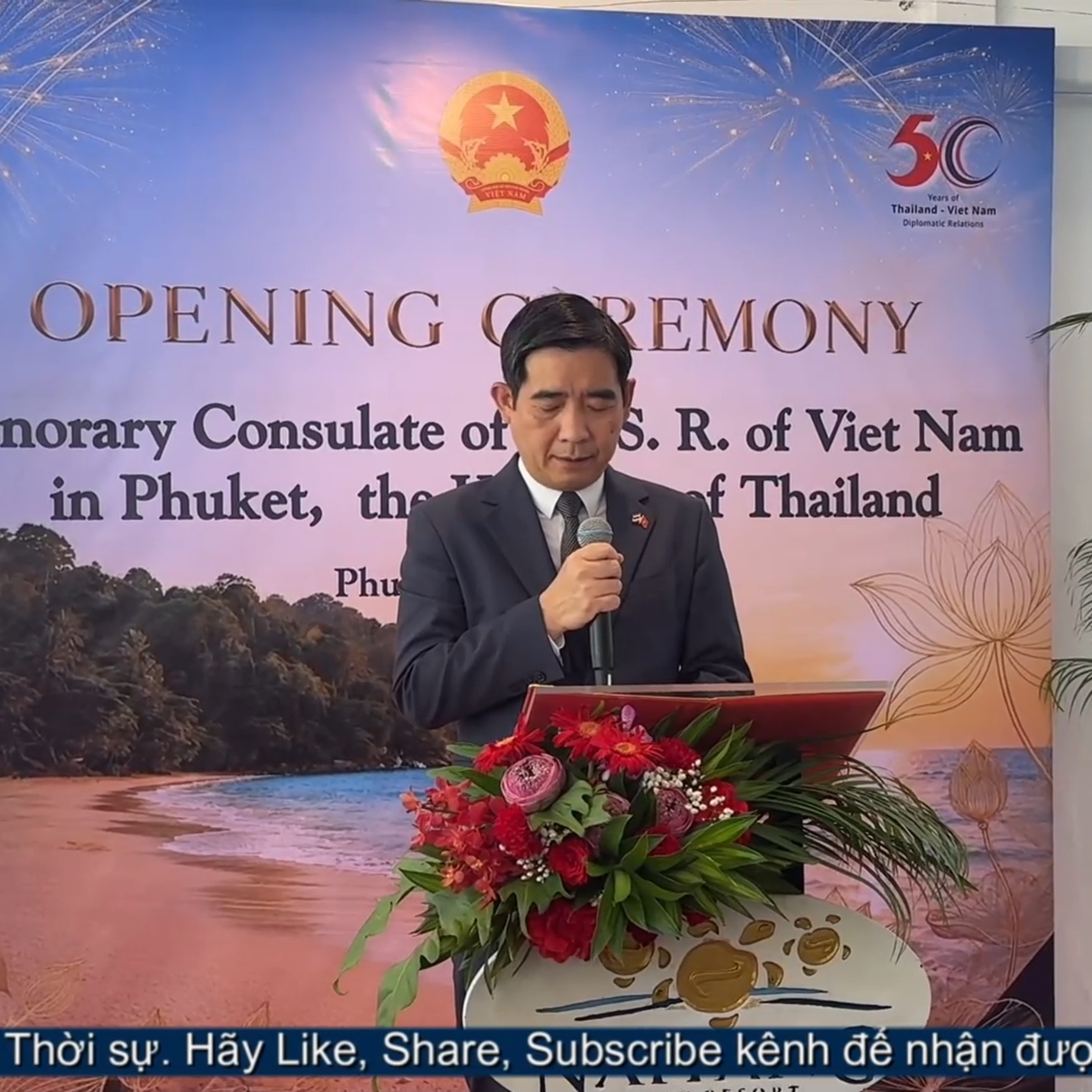Tin quốc tế - Khai trương Văn phòng Lãnh sự danh dự Việt Nam đầu tiên tại Phuket episode artwork