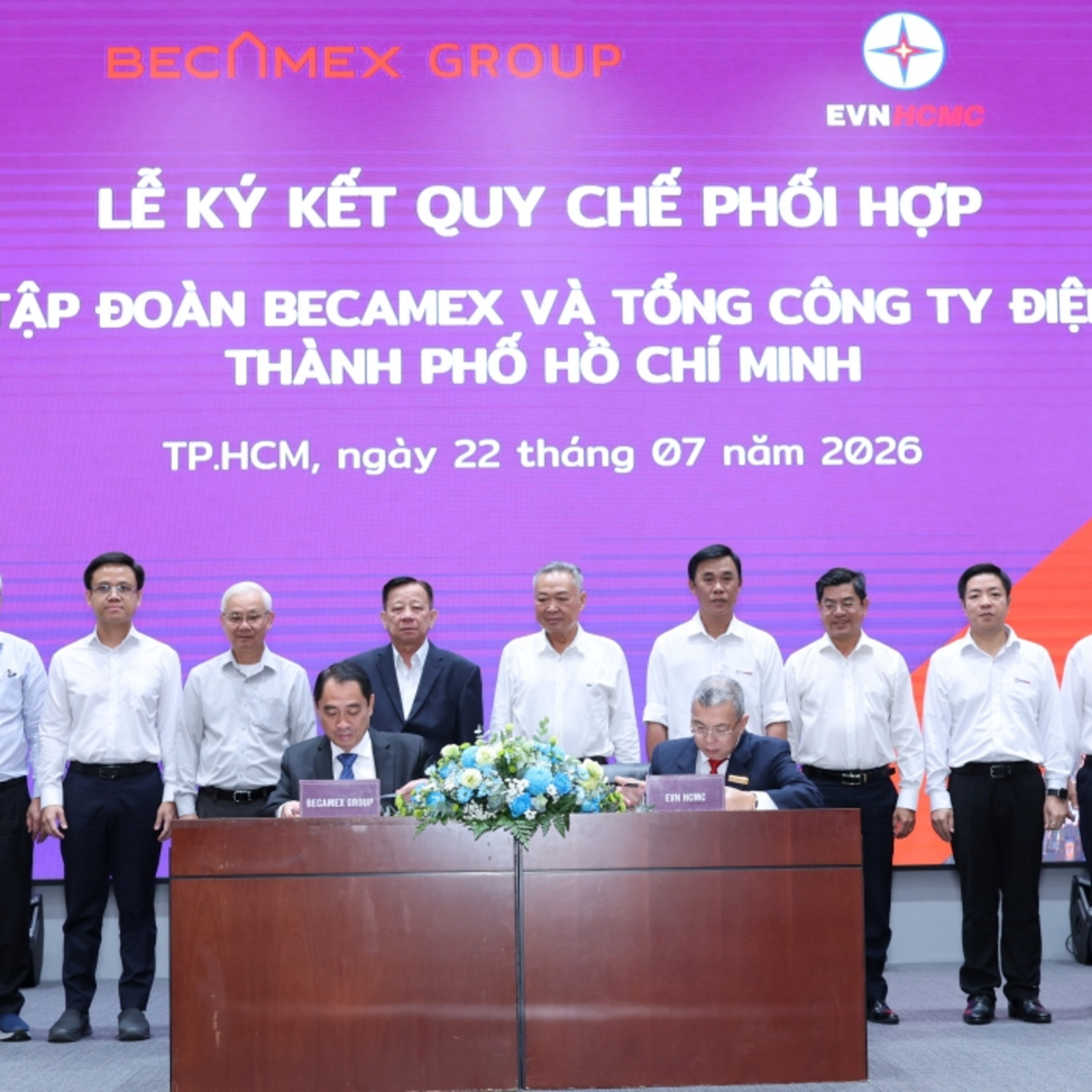 Tin Kinh tế - EVNHCMC và Becamex ký kết Quy chế phối hợp trong công tác vận hành, đầu tư phát triển lưới điện