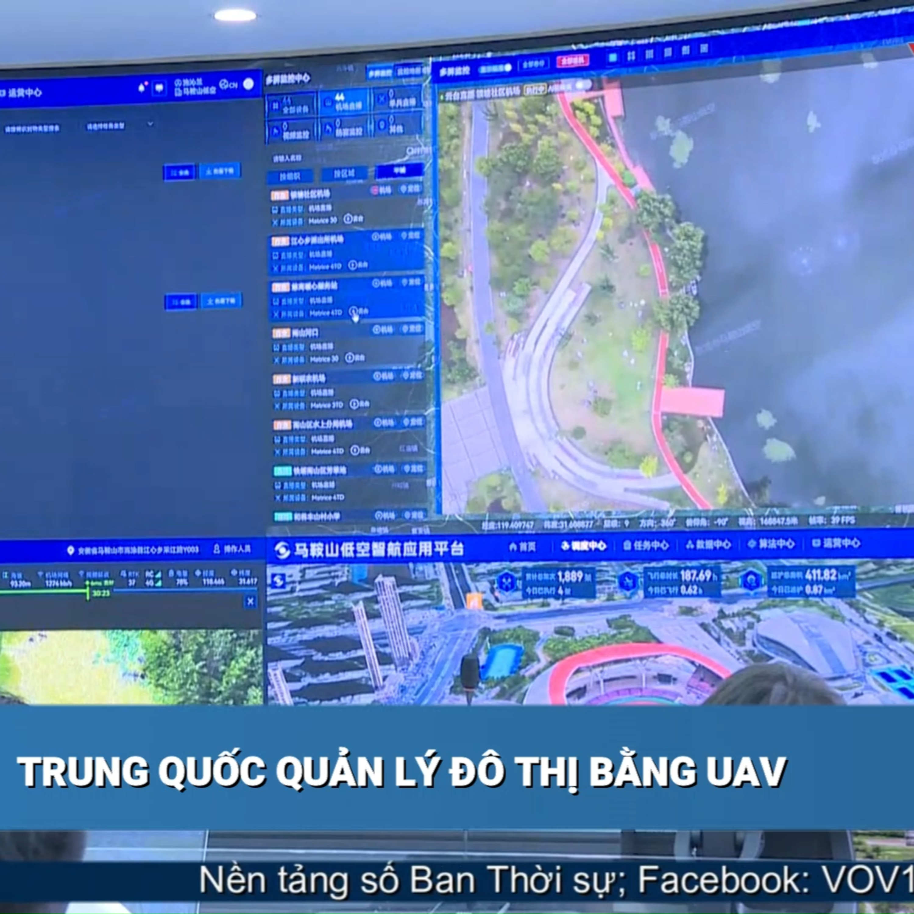 TIn quốc tế - Trung Quốc quản lý đô thị bằng UAV