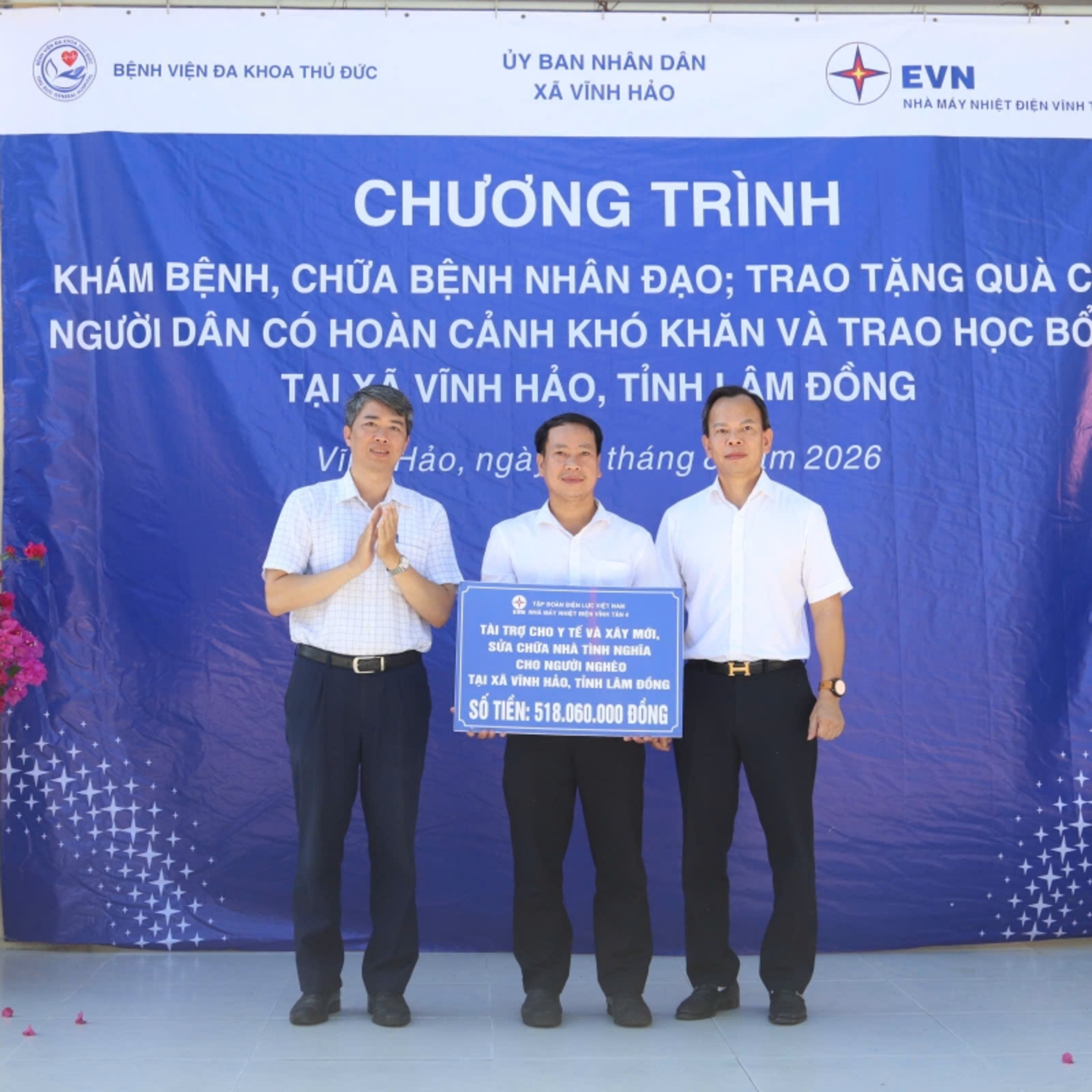 Tin Đời sống & Xã hội - Nhà máy Nhiệt điện Vĩnh Tân 4 chăm lo an sinh xã hội tại xã Vĩnh Hảo
