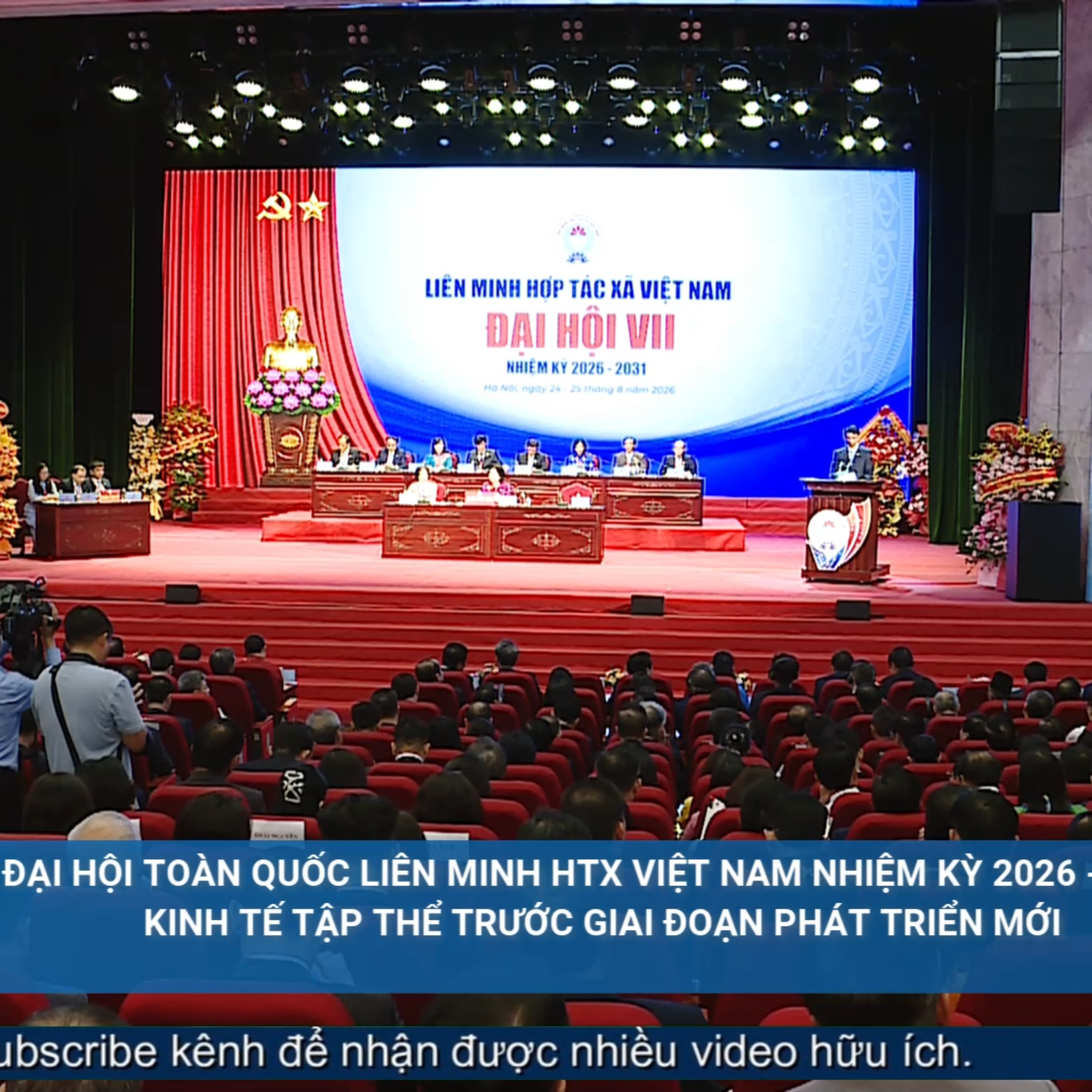 Tin trong nước - Đại hội toàn quốc Liên minh Hợp tác xã Việt Nam lần thứ VII, nhiệm kỳ 2026 - 2031