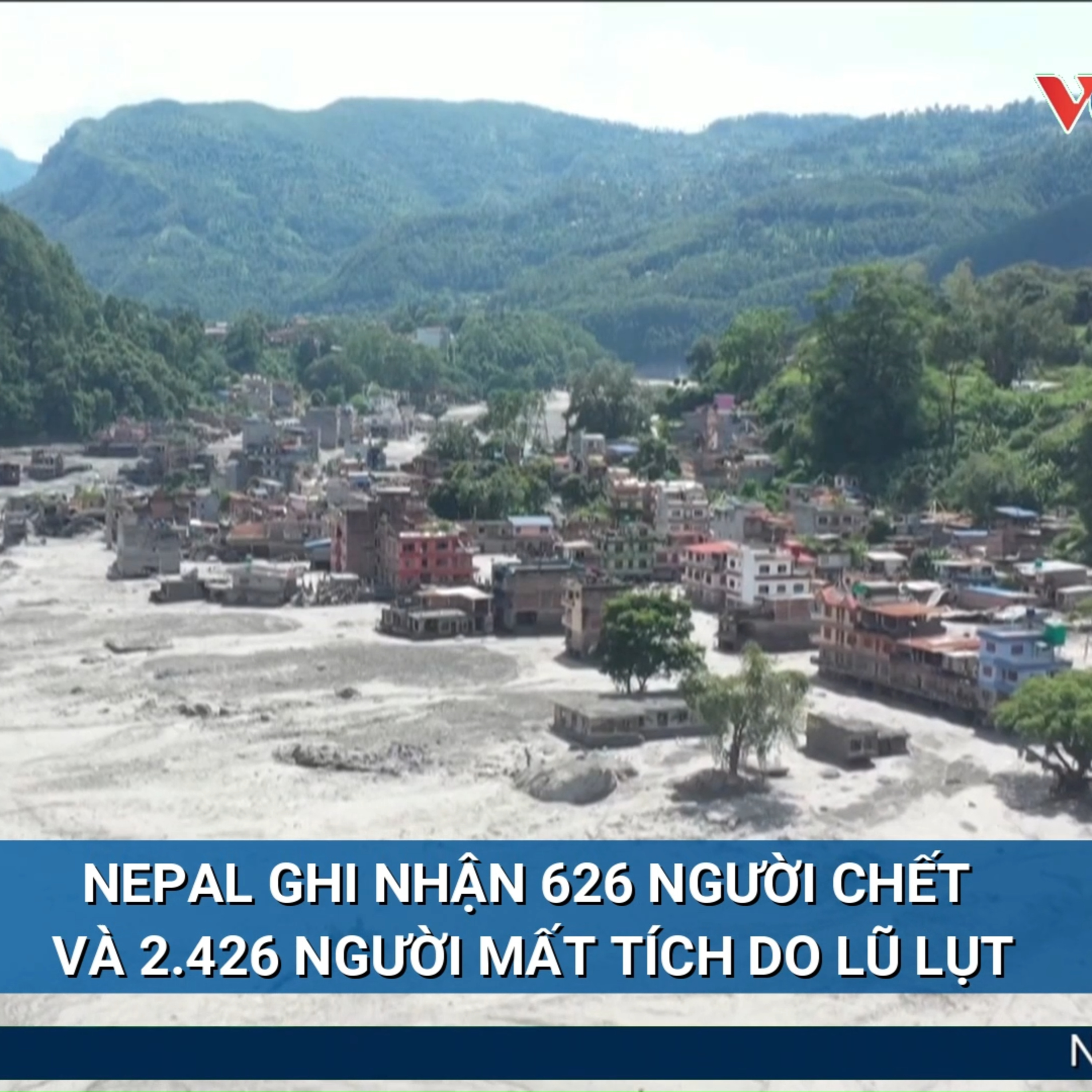 Tin quốc tế - Nepal ghi nhận 626 người chết và 2.426 người mất tích do lũ lụt
