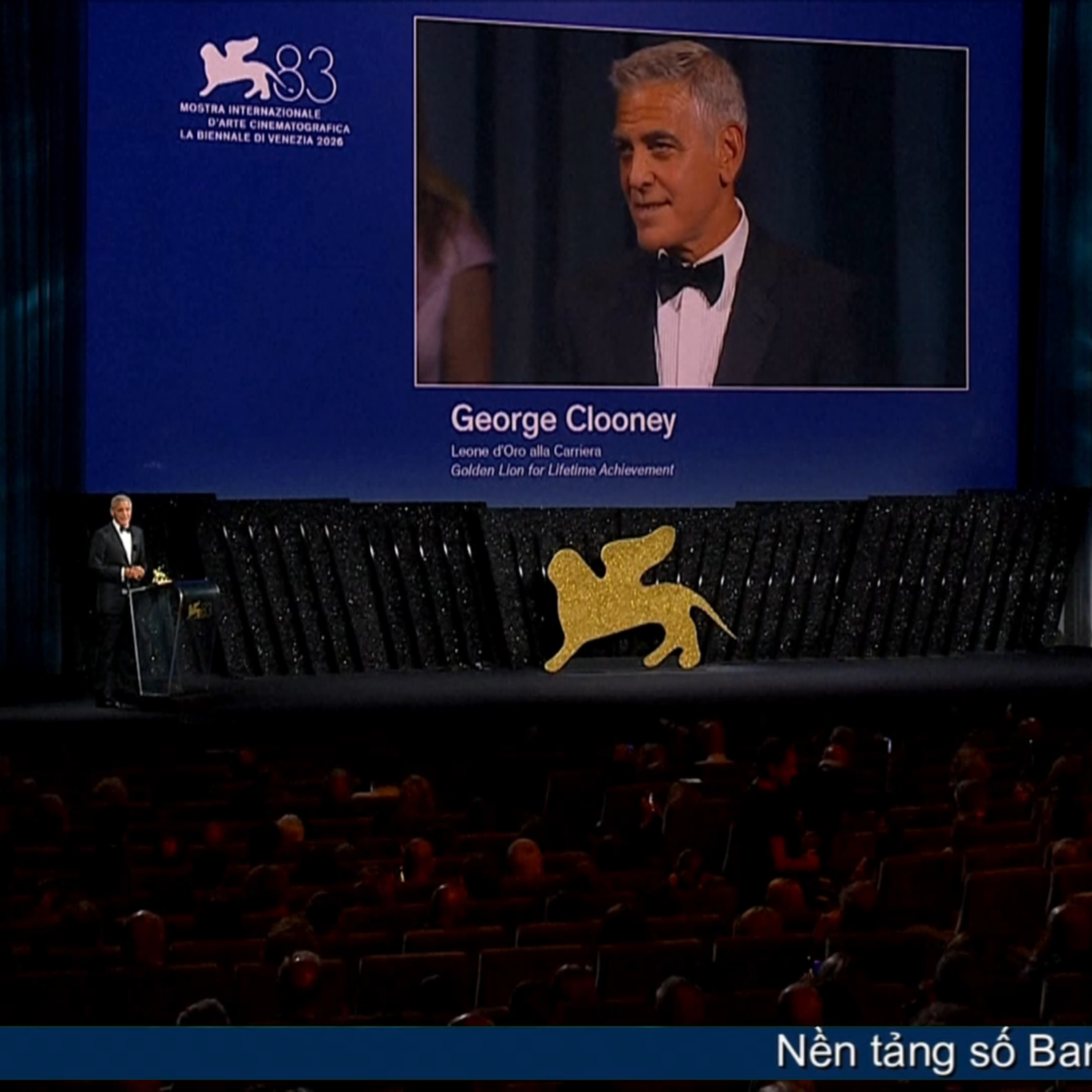 Tin quốc tế - Khai mạc LHP Venice: George Clooney nhận Sư tử Vàng, điện ảnh hướng tới những vấn đề của thời đại episode artwork