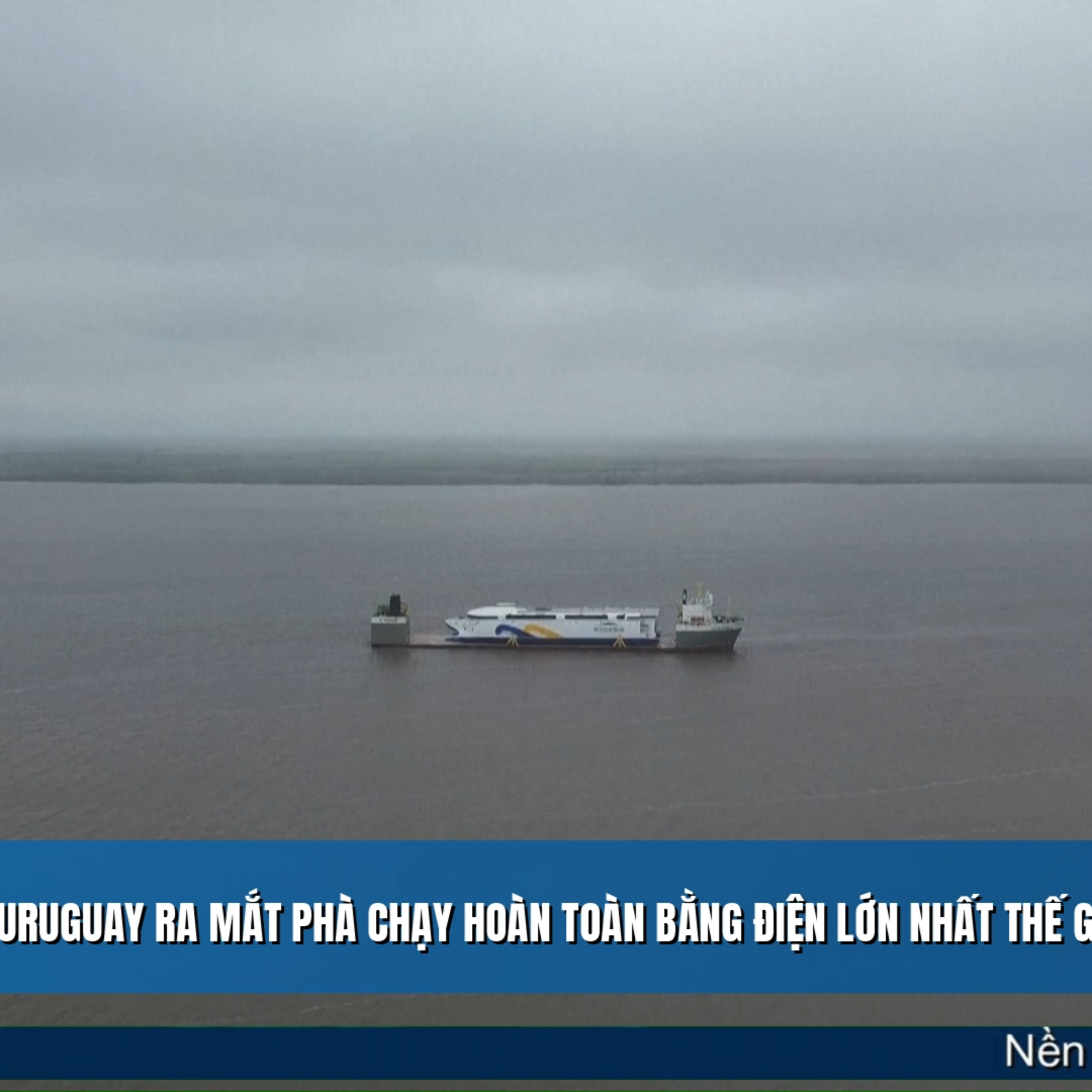 Tin quốc tế - Uruguay ra mắt phà chạy hoàn toàn bằng điện lớn nhất thế giới