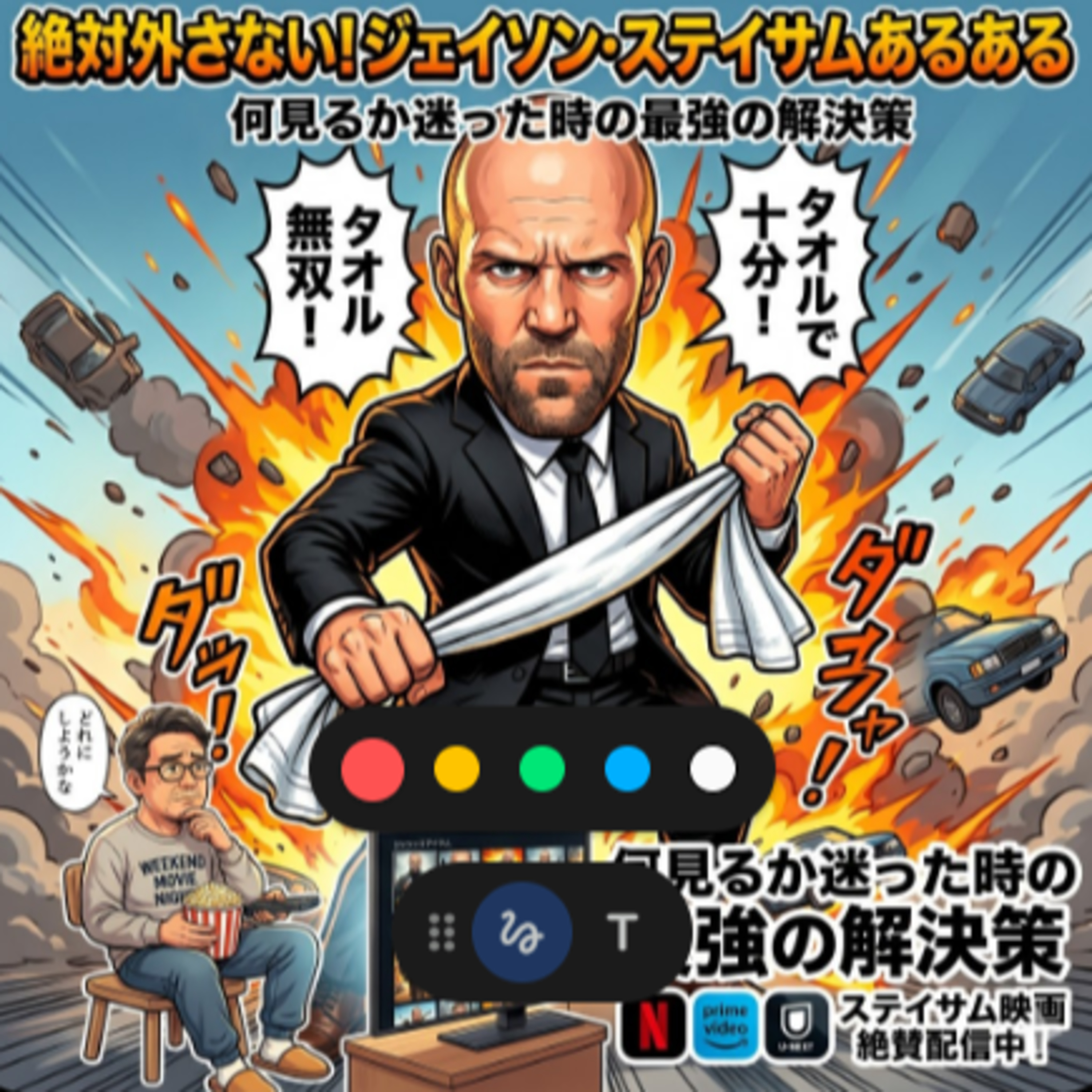 何を見るか迷ったらコレ！安心と信頼の「ジェイソン・ステイサムあるある」とおすすめ映画ベスト3 episode artwork