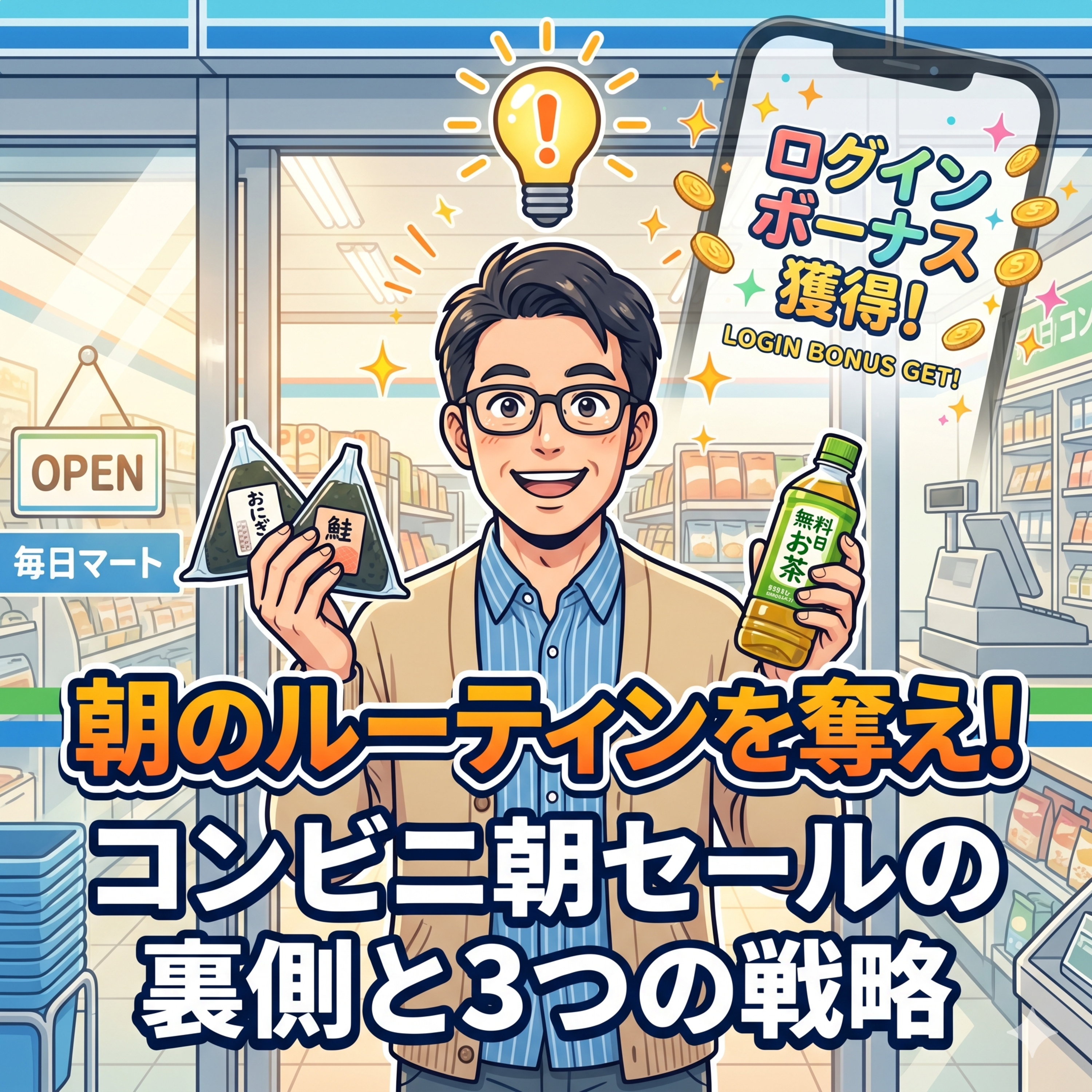 朝のルーティンを奪え！コンビニの「朝限定セール」に隠された3つの戦略 episode artwork