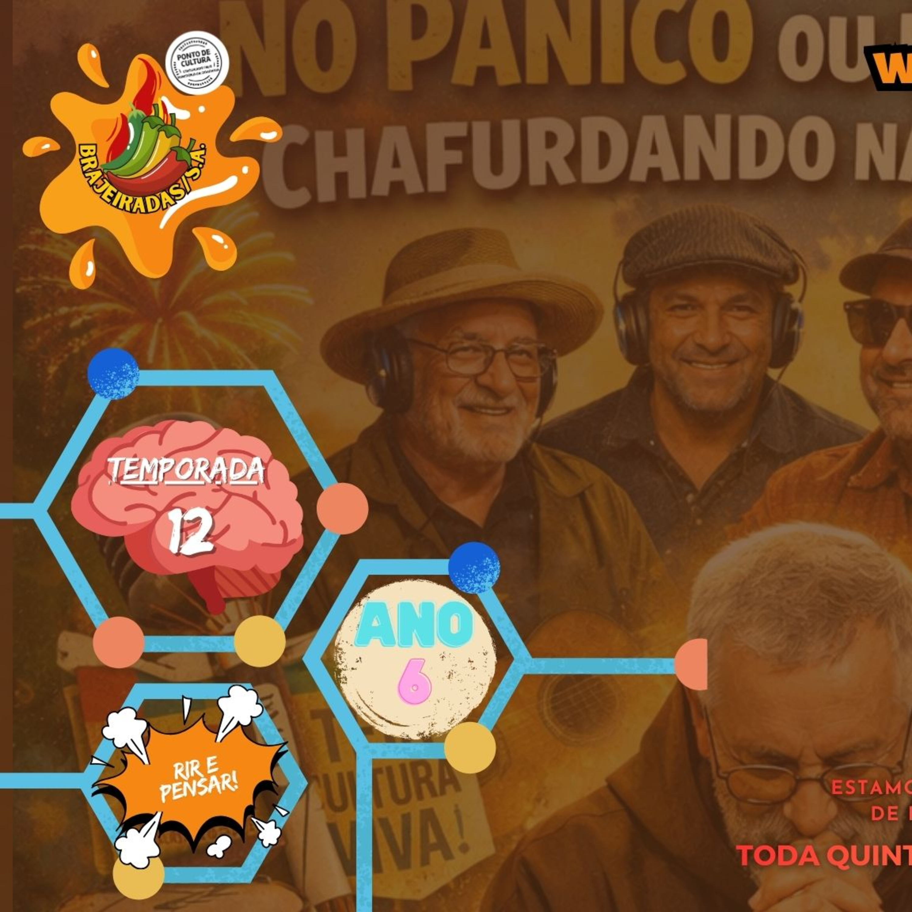 🎭 “No Pânico ou no Êxtase… Chafurdando na Cultura!” episode artwork