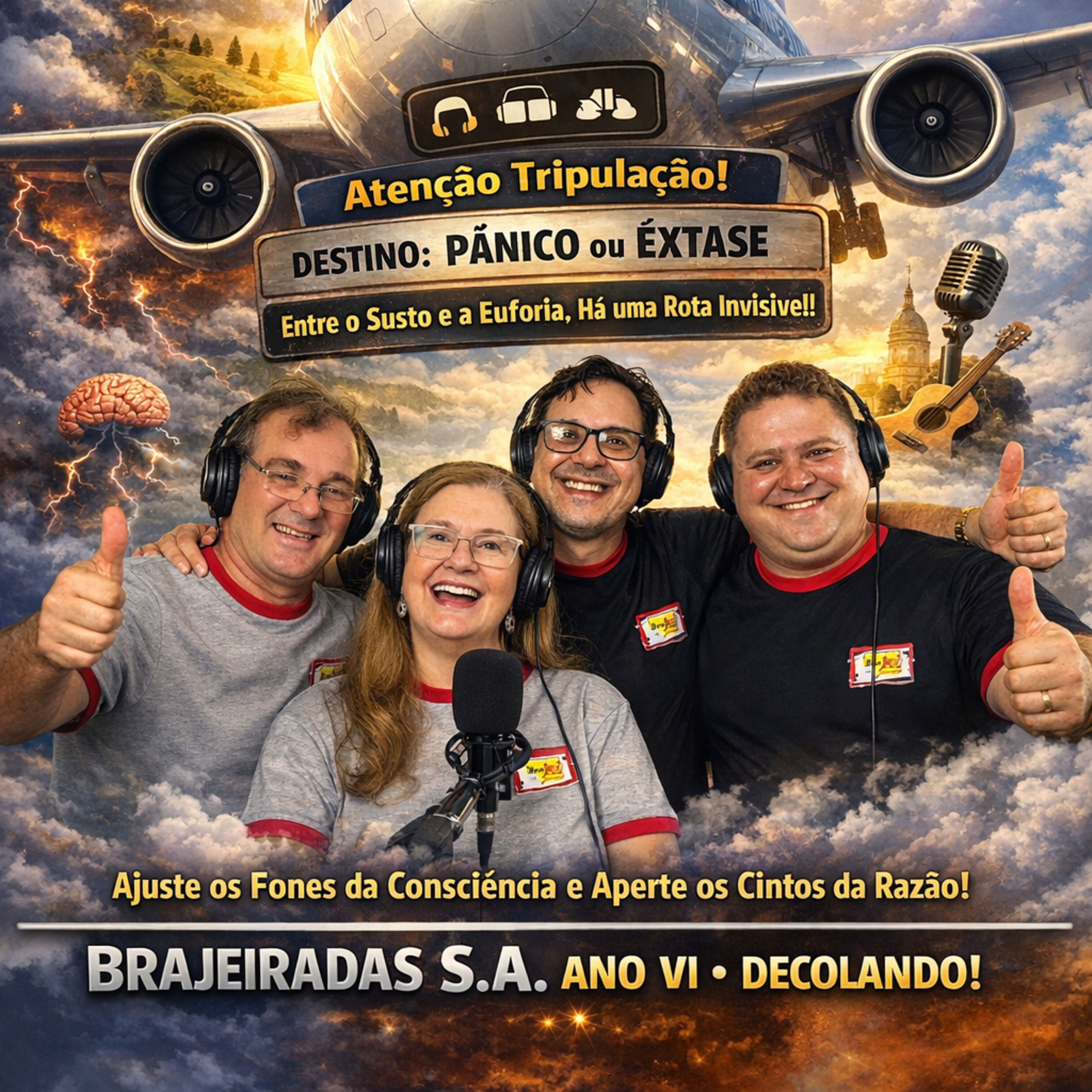 🎙️ No Pânico ou no Êxtase… Pensar Nem Sempre Dói. episode artwork