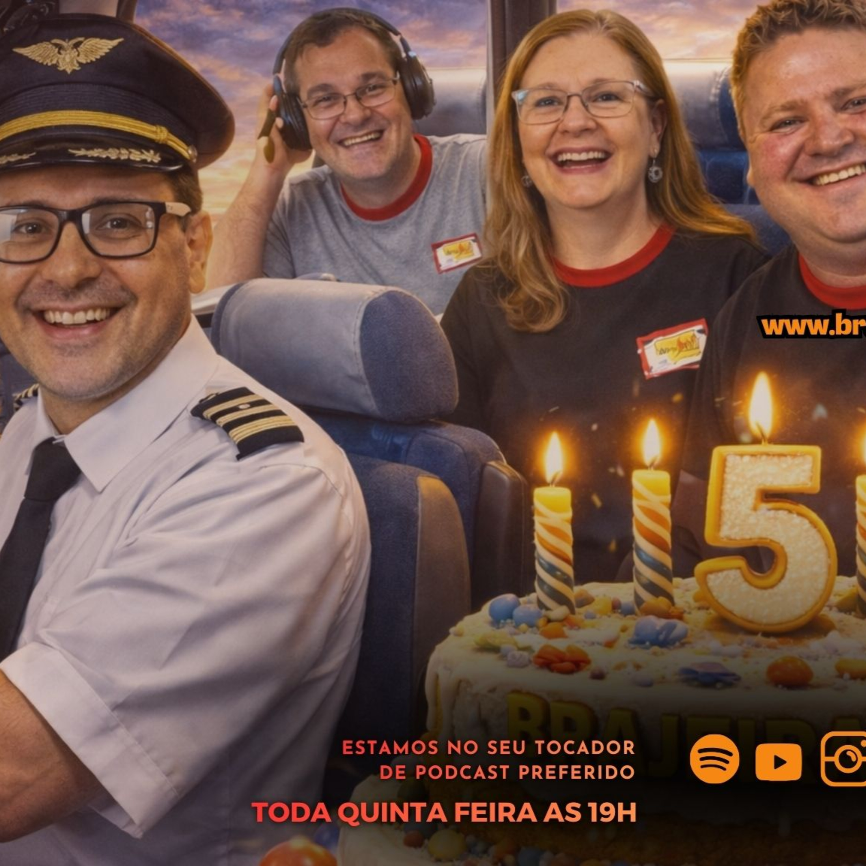 ✈️ 5 ANOS NO AR! | EP. 242 – Entre o Pânico e o Êxtase 🎂🔥 episode artwork
