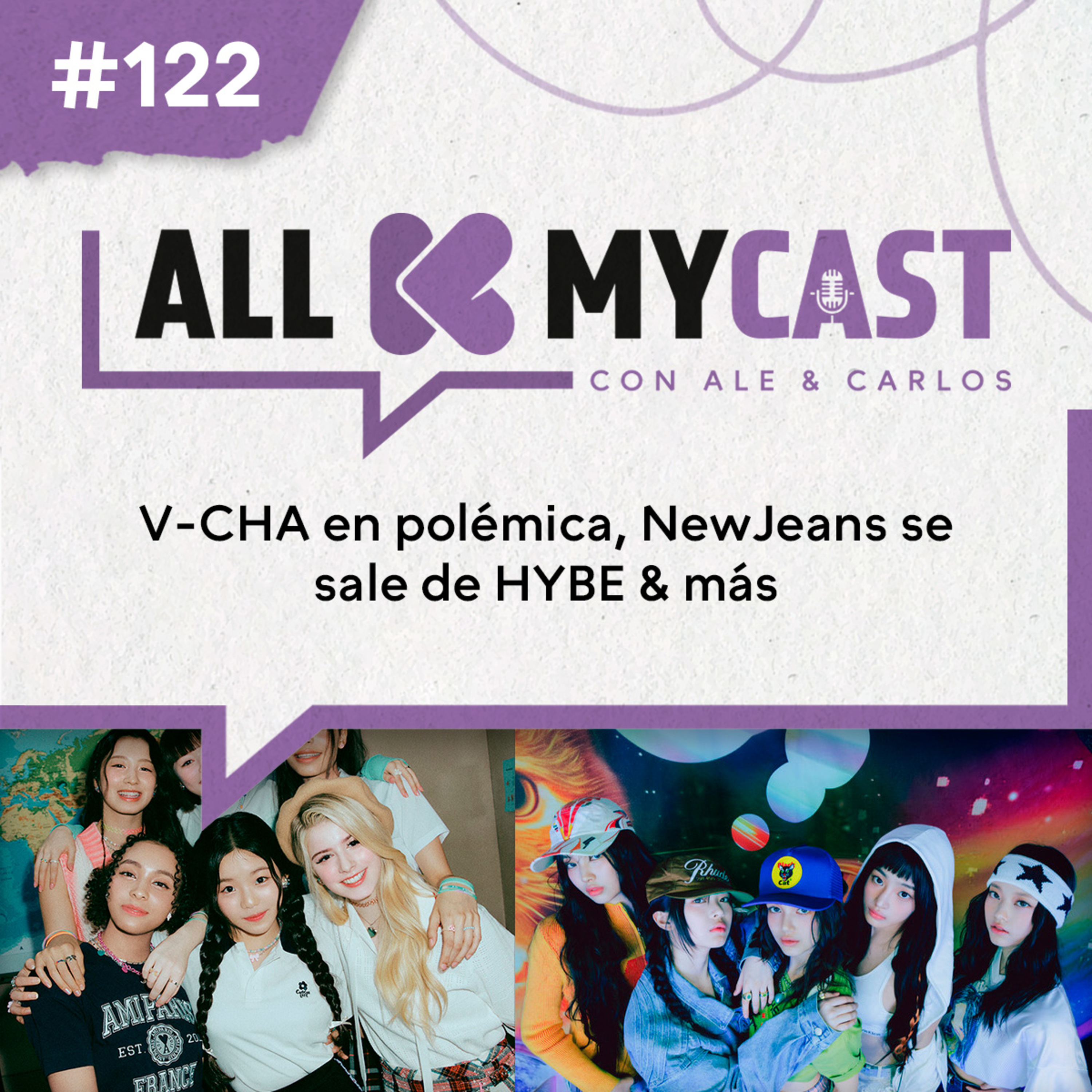 Ep.122 - V-CHA en polémica, NewJeans se sale de HYBE & más