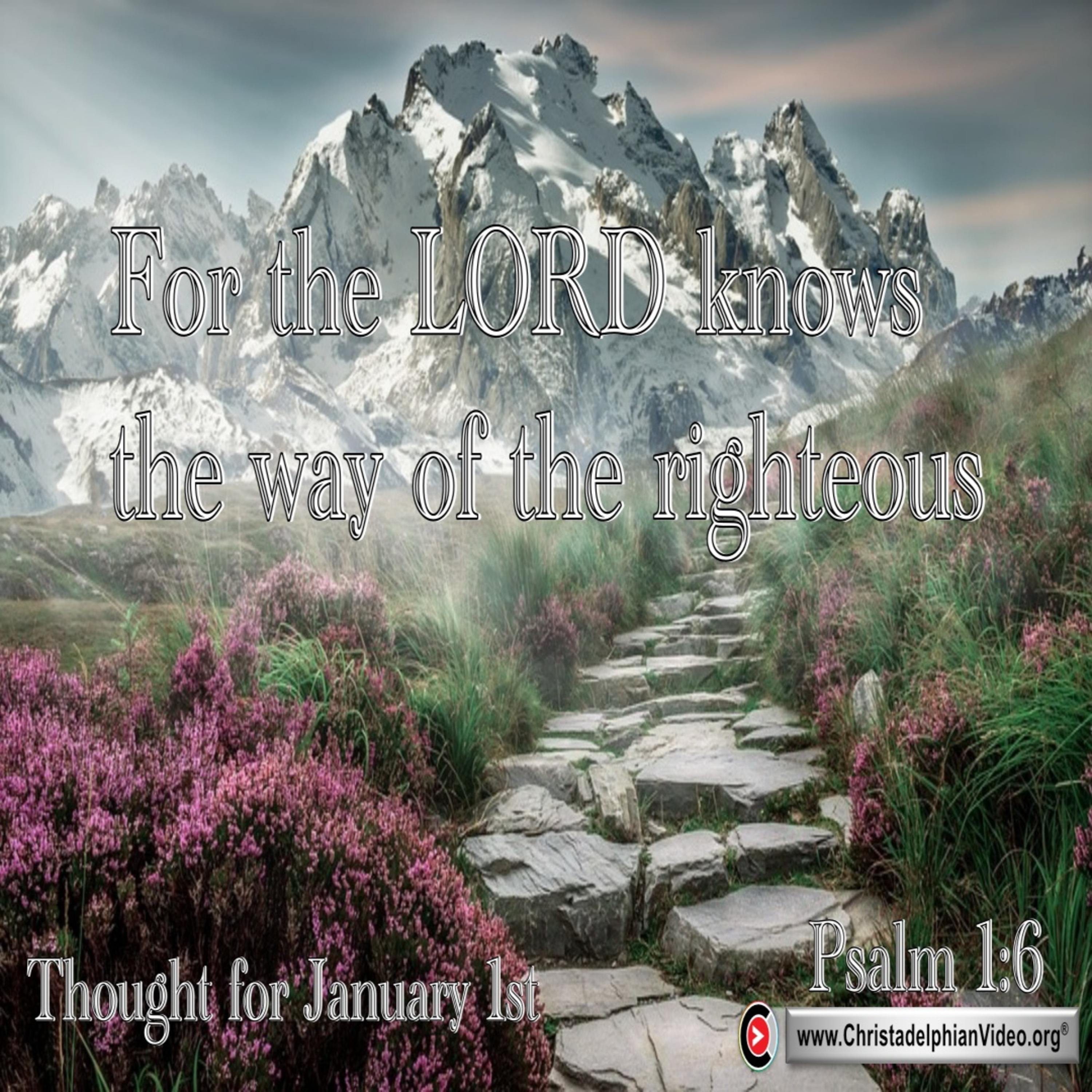 Thought for January 1st. “THE LORD KNOWS …” episode artwork