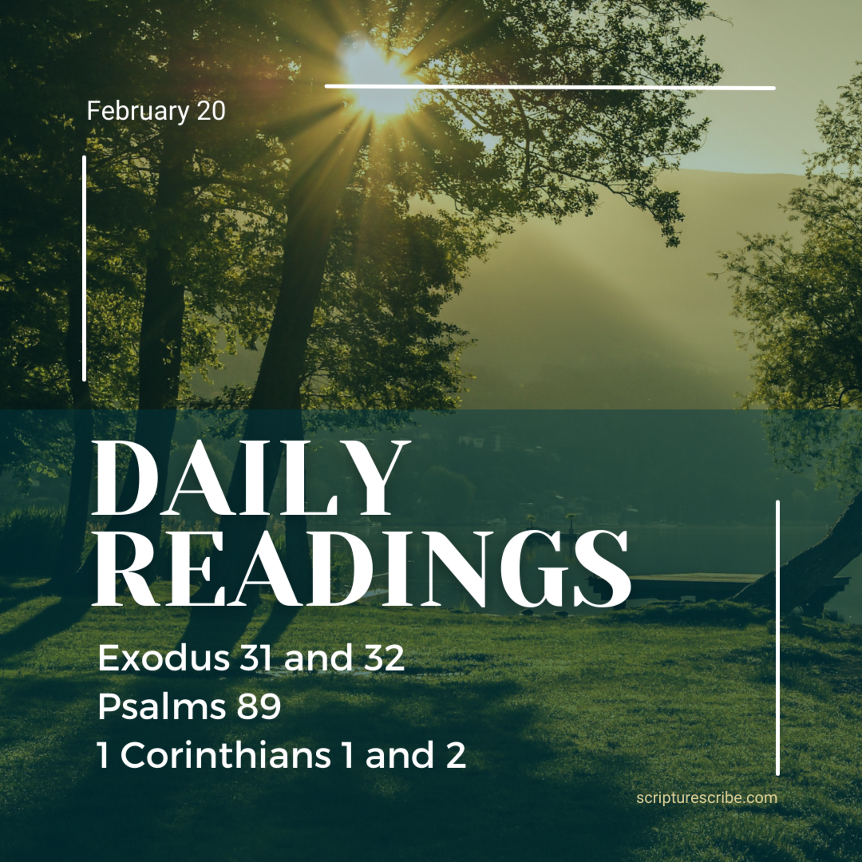 Thoughts on the readings for February 20th (Exodus 31, 32, Psalm 89, 1 Corinthians 1, 2) episode artwork