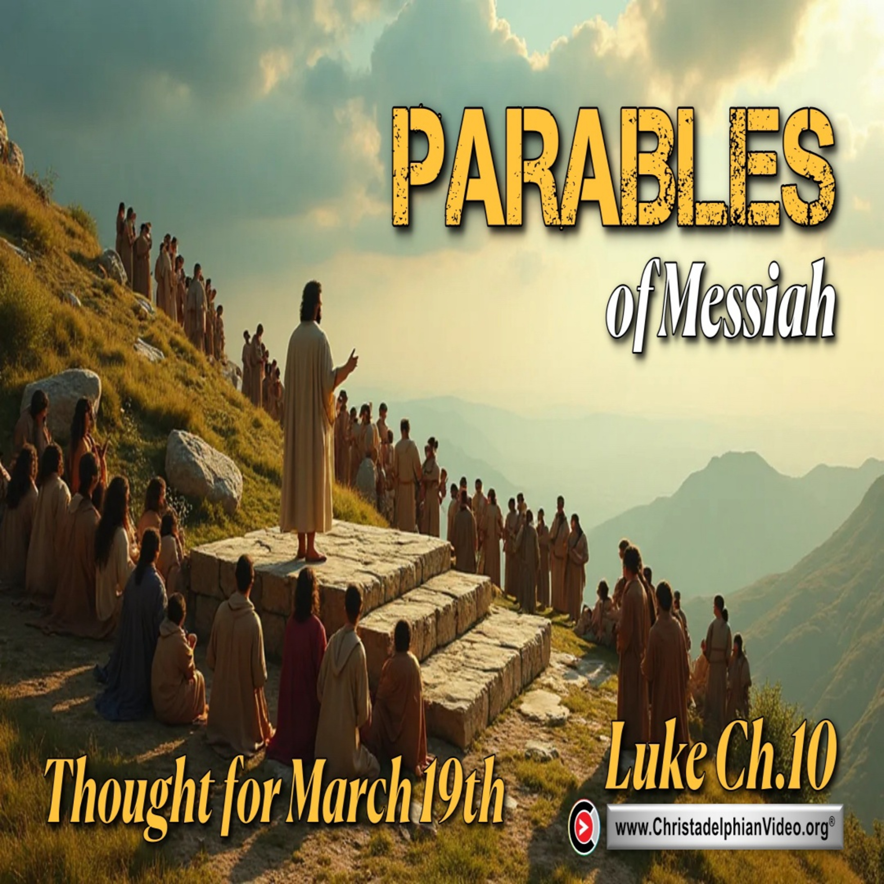 Thought for March 19th. PARABLES episode artwork