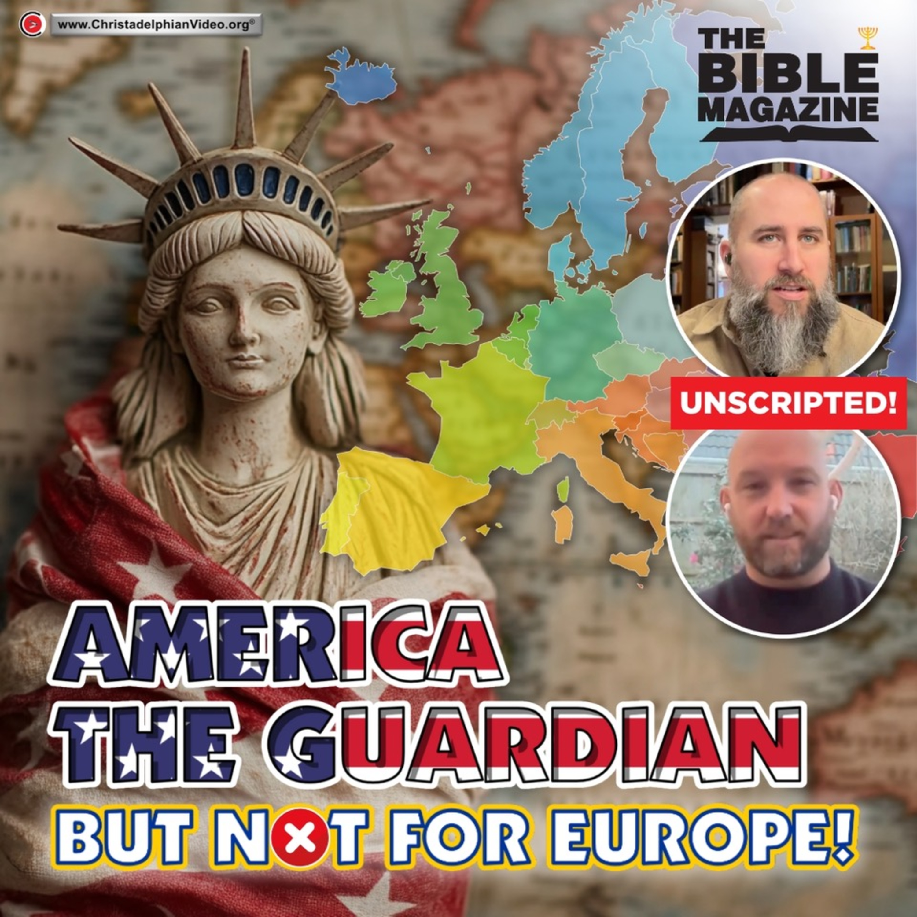 "America the Guardian, but NOT for Europe! | Bible Discussion about Prophecy & Nations" Unscripted! episode artwork