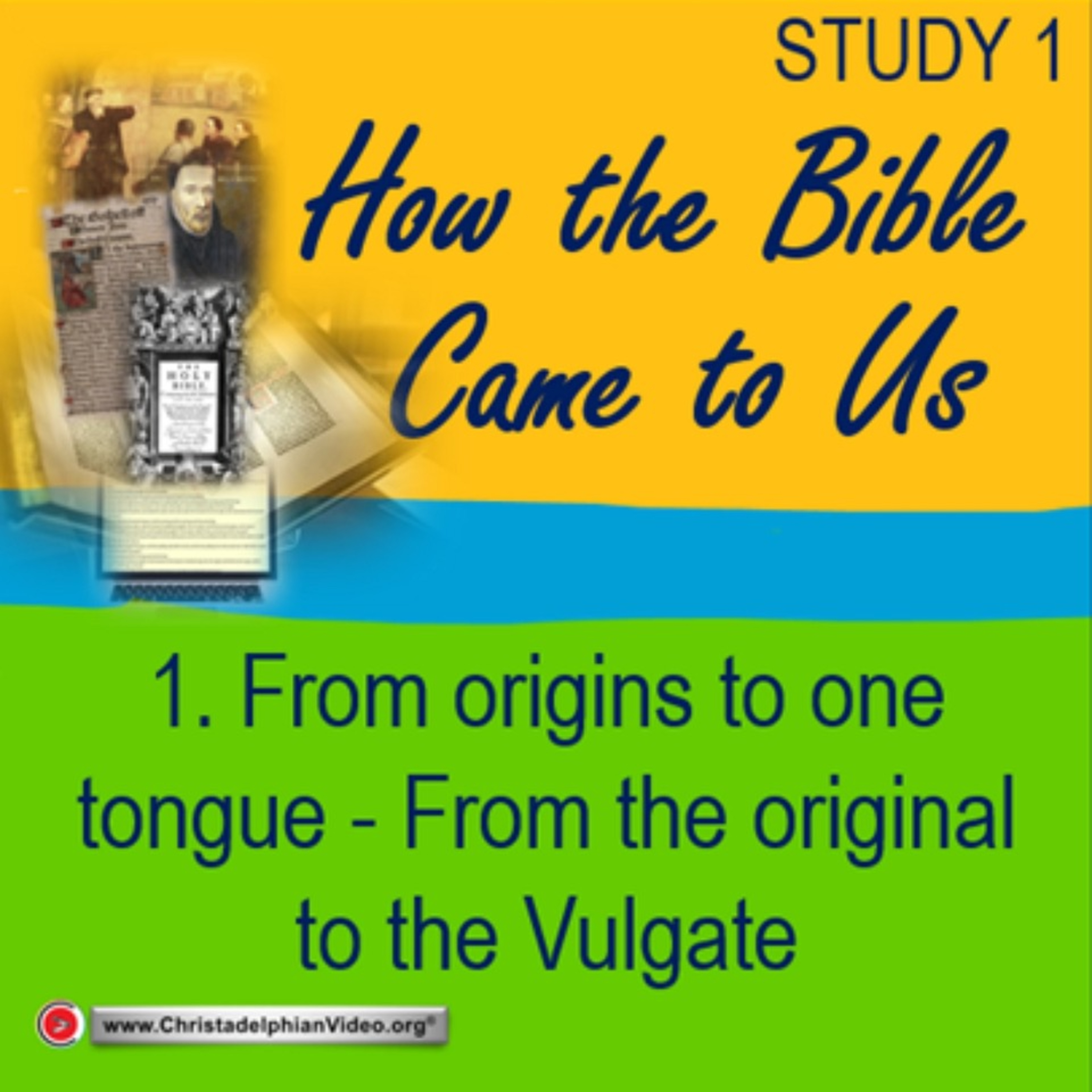 How the Bible came to us: #1 'From origins to one tongue - From the original to the Vulgate. with Peter Banyard episode artwork
