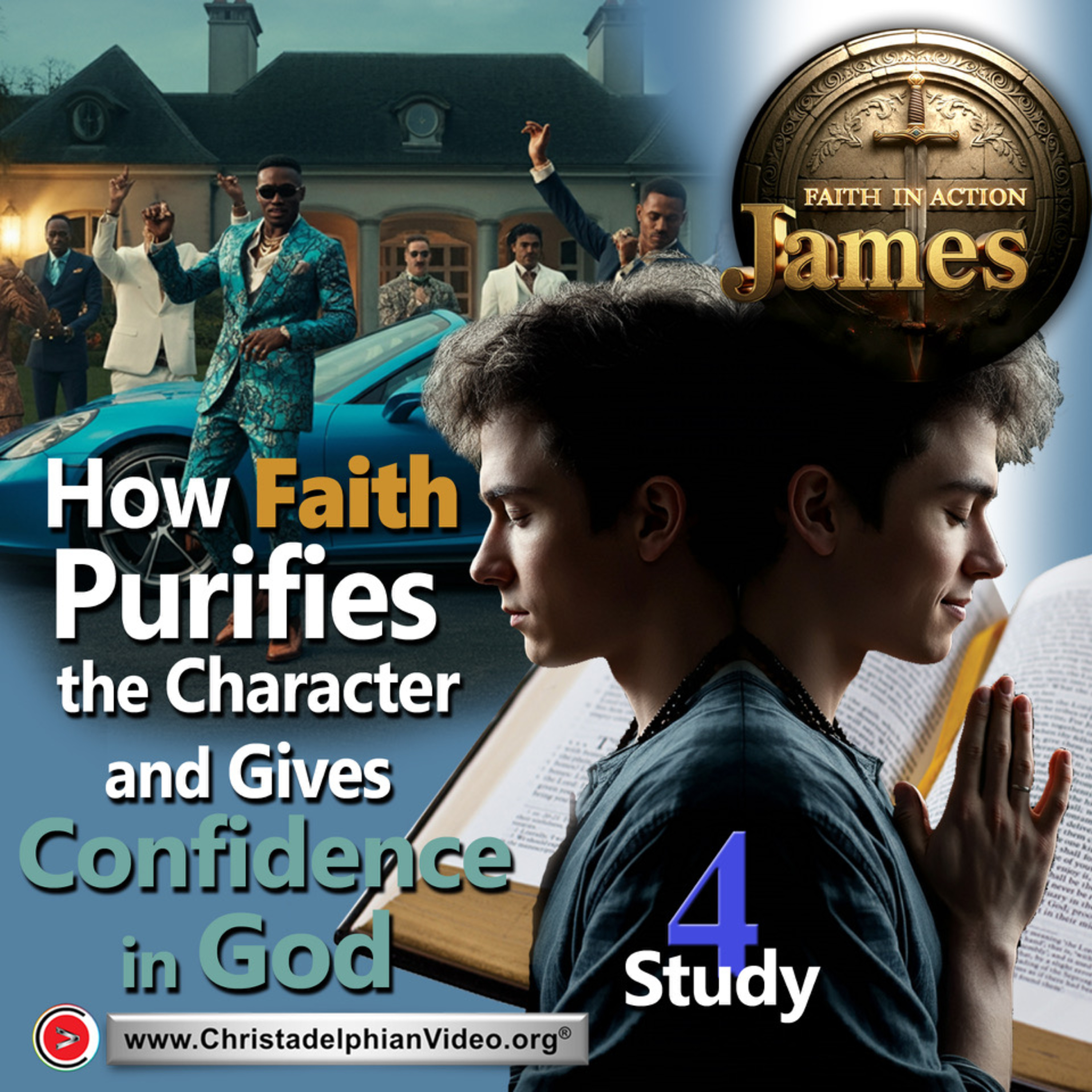 James: Faith in action # 4 'How faith Purifies the Character and Gives confidence in God' with Kier Risley episode artwork