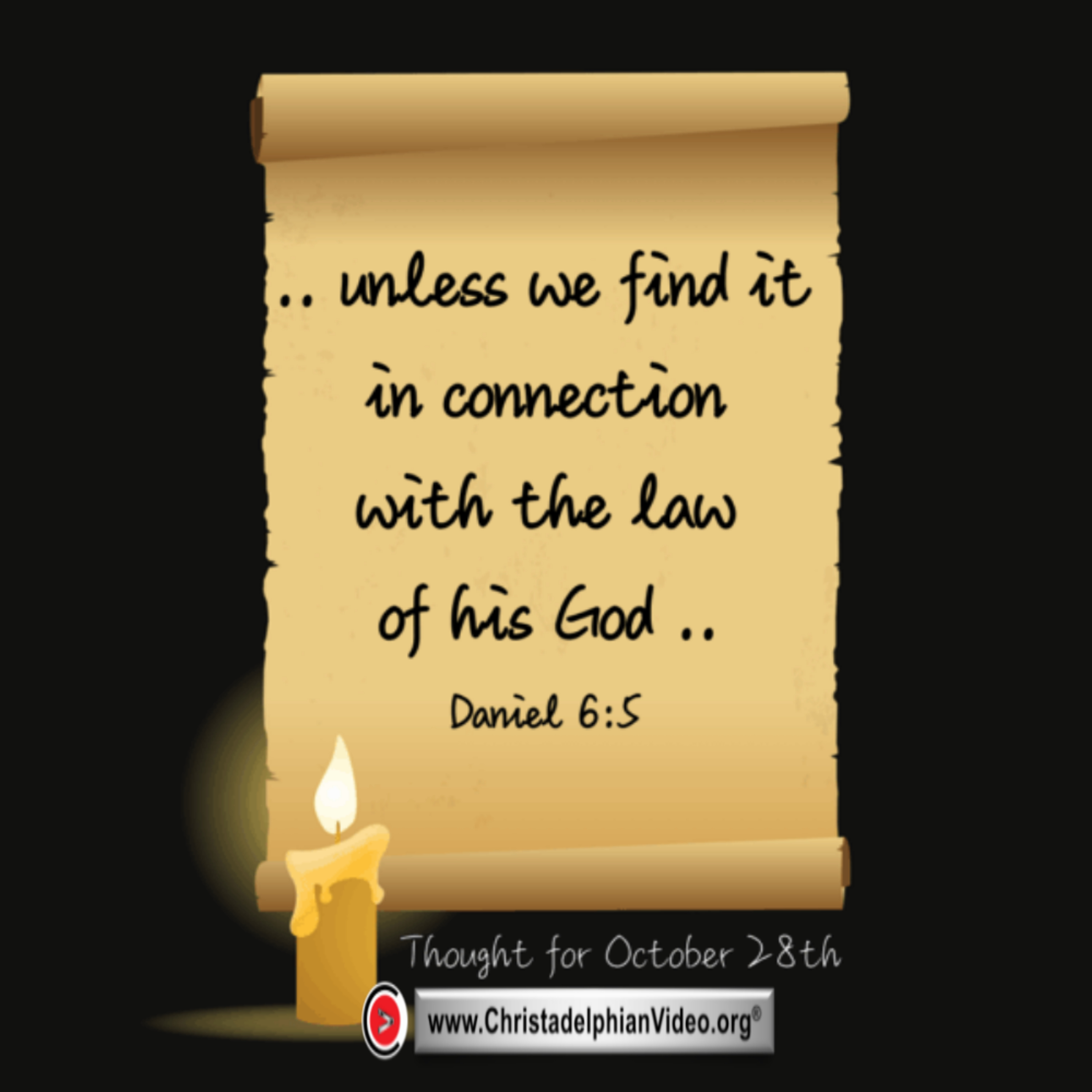 Daily Readings & Thought for October 28th. “UNLESS WE FIND IT IN …” episode artwork