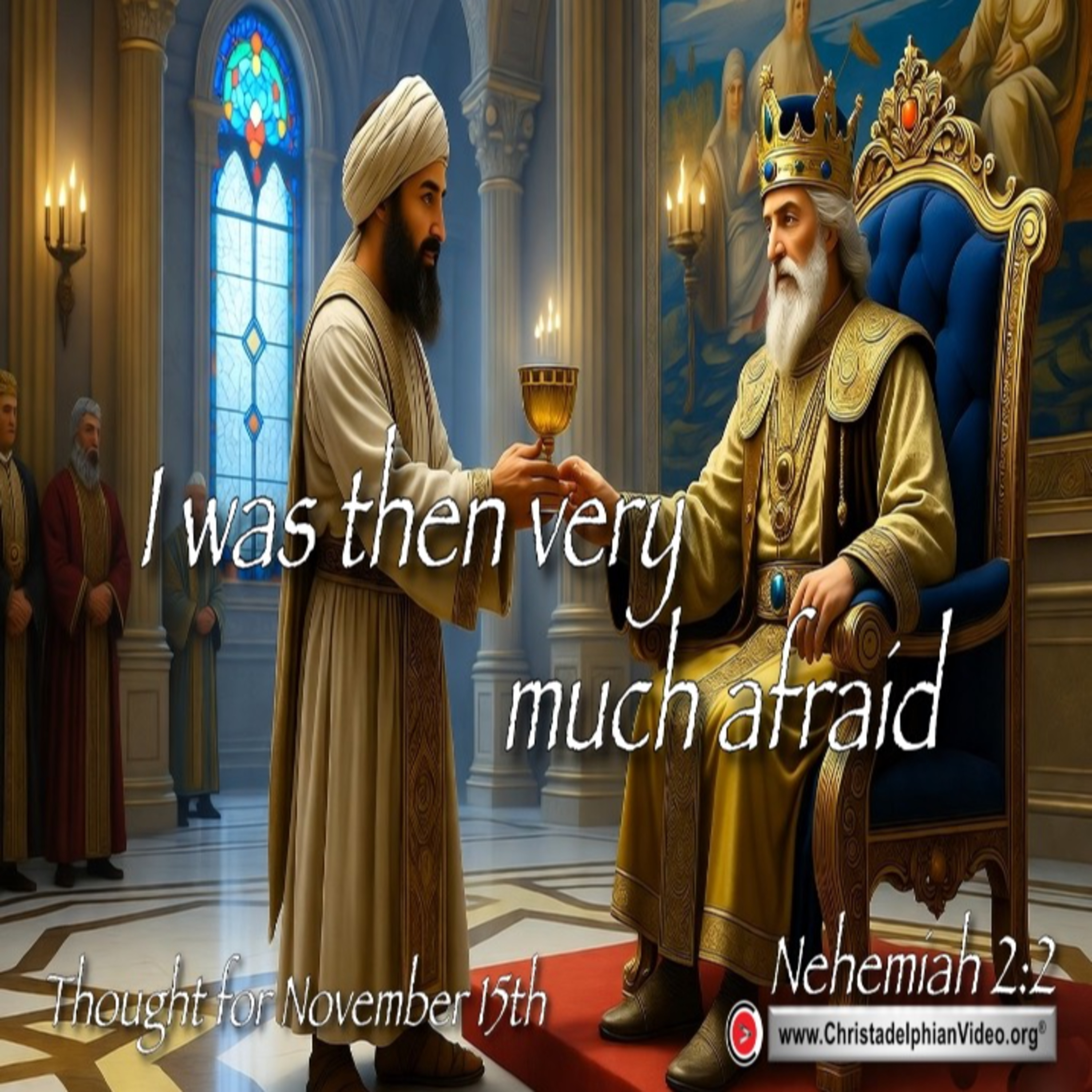  Thought for November 15th. “THEN I WAS VERY MUCH AFRAID”  episode artwork