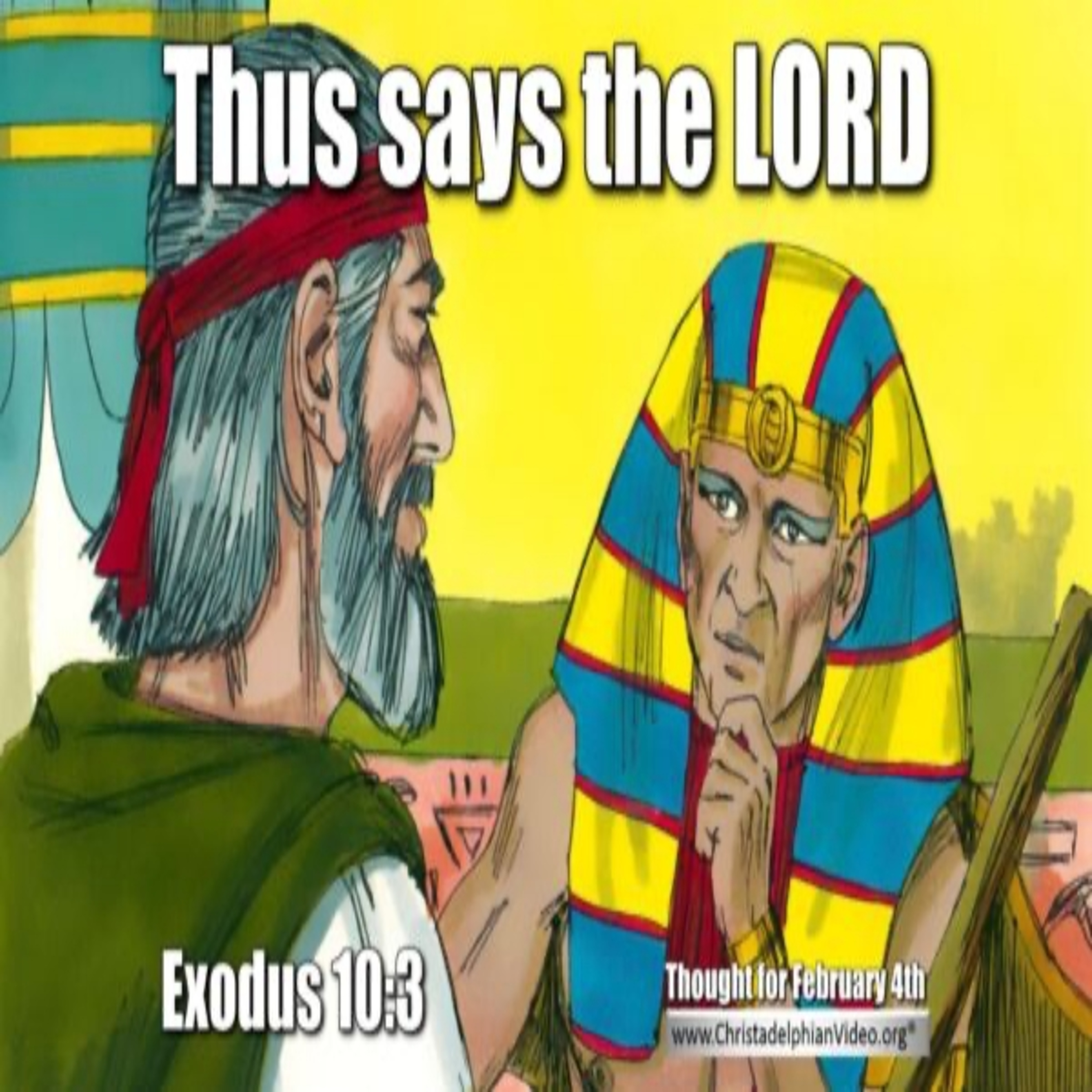 Thought for February 4th. “THUS SAYS THE LORD …” episode artwork