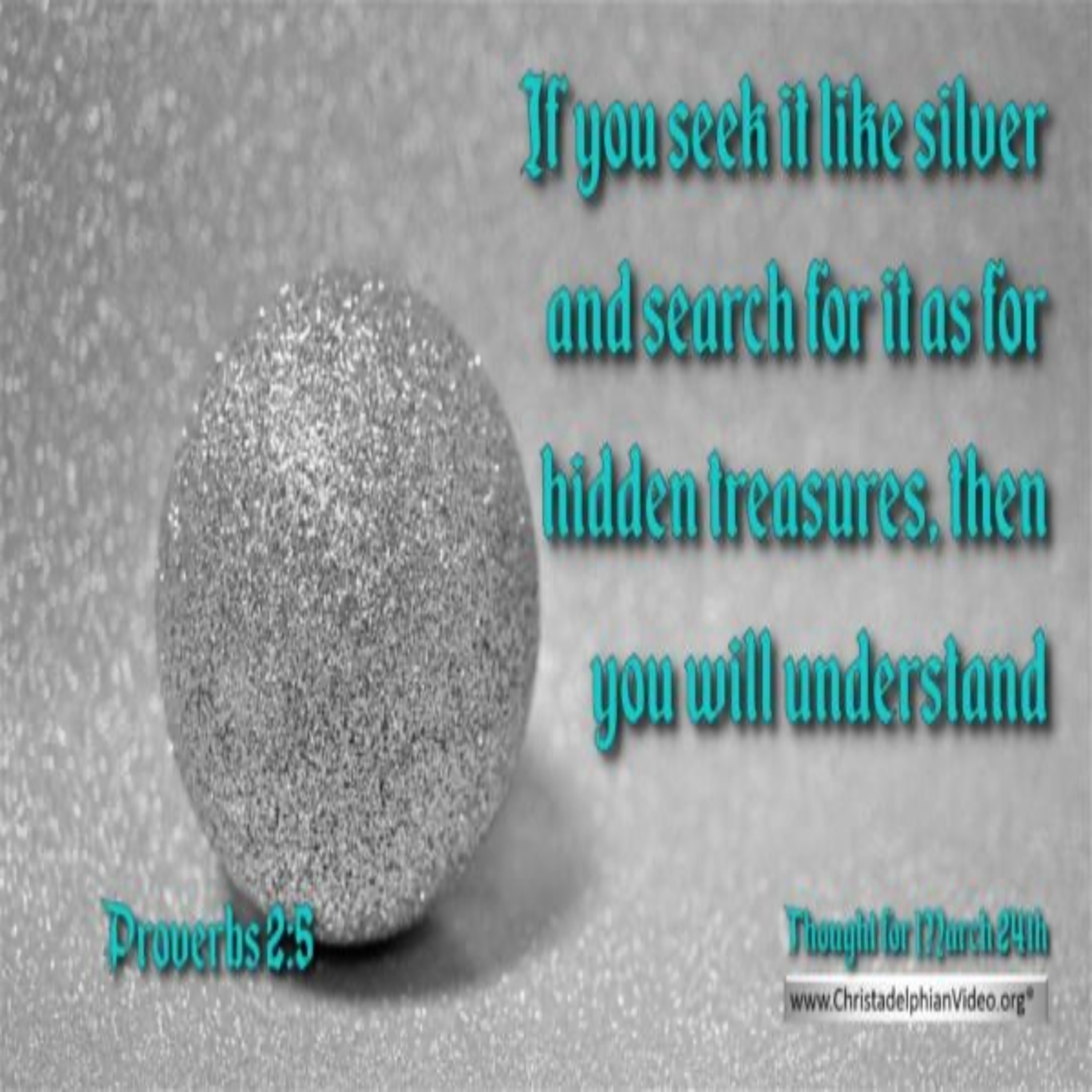 Thought for March 24th. “THEN YOU WILL UNDERSTAND …” episode artwork