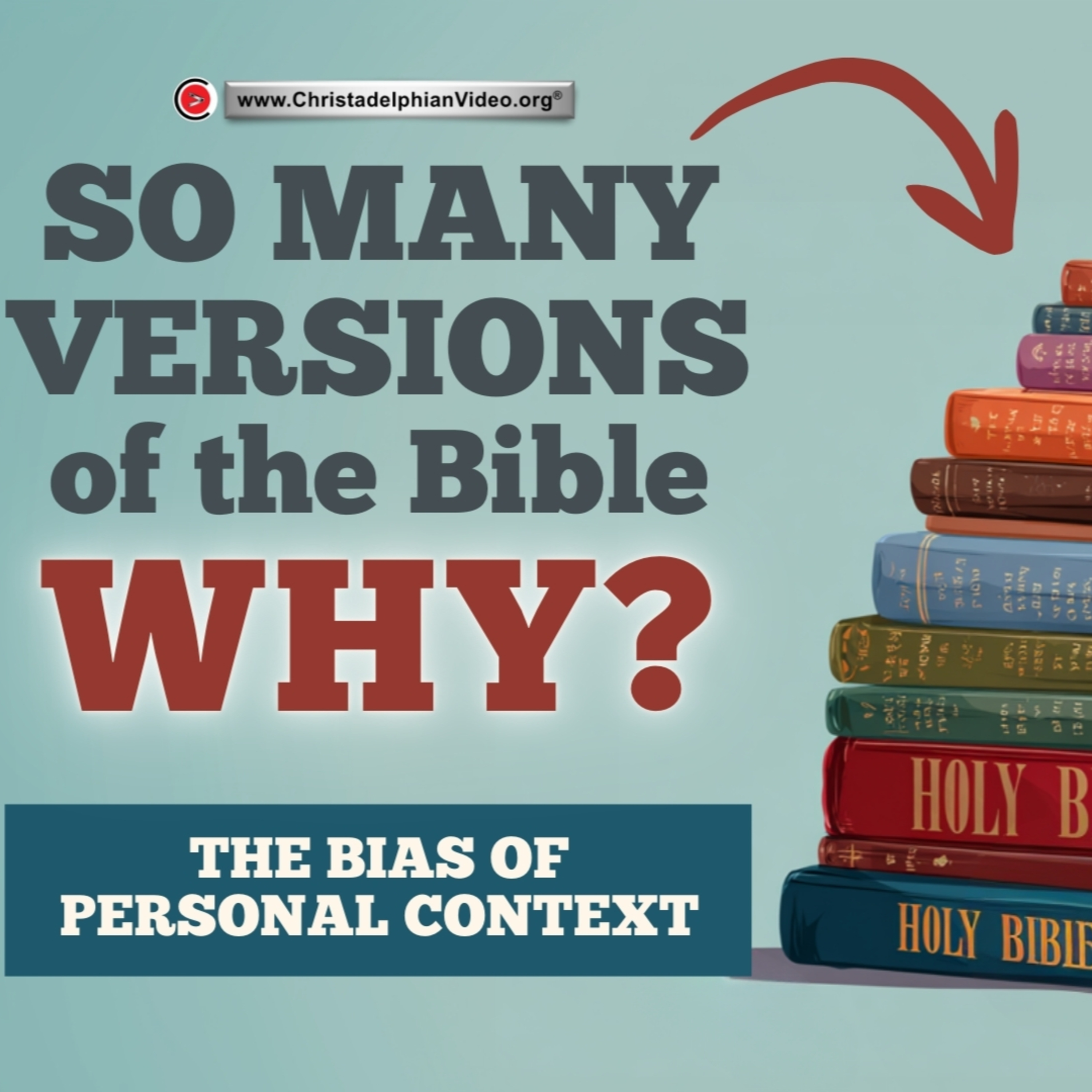 So many versions of the Bible...Why? #2B 'The Bias of Personal Context' episode artwork