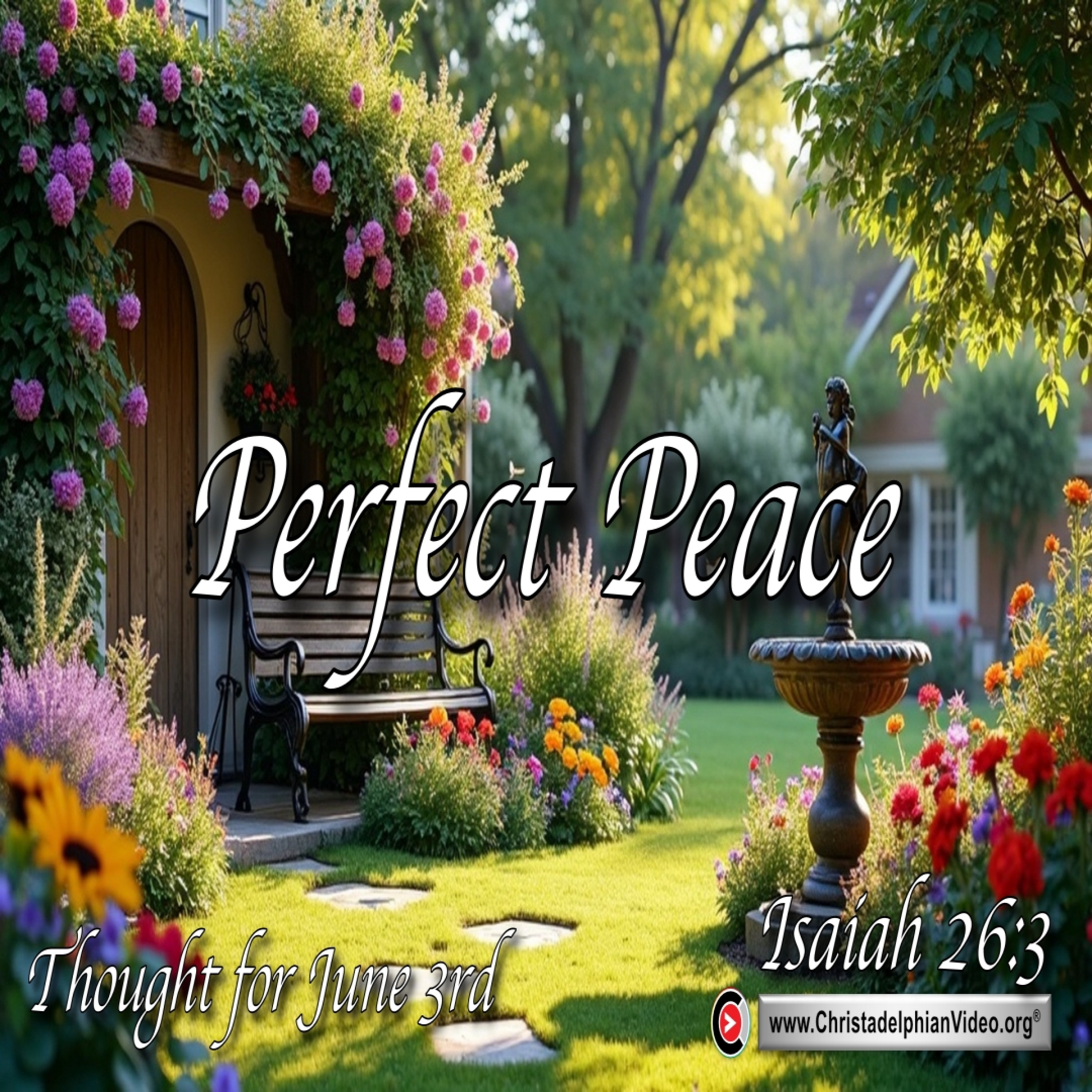 Thought for the Day - June 3rd. “PERFECT PEACE” episode artwork