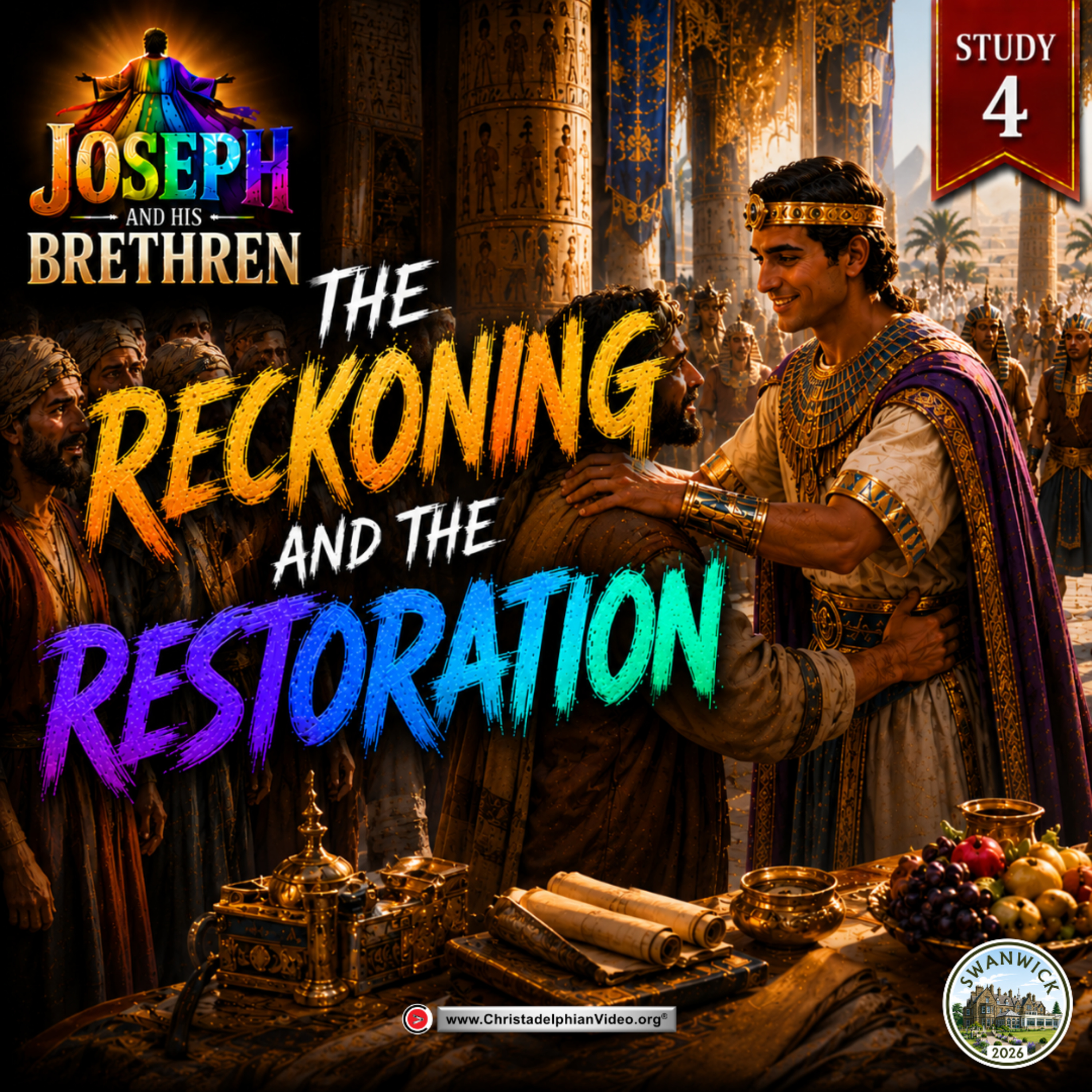 Joseph and his Brethren #4 'The Reckoning and the Restoration' with Stephen Whitehouse episode artwork