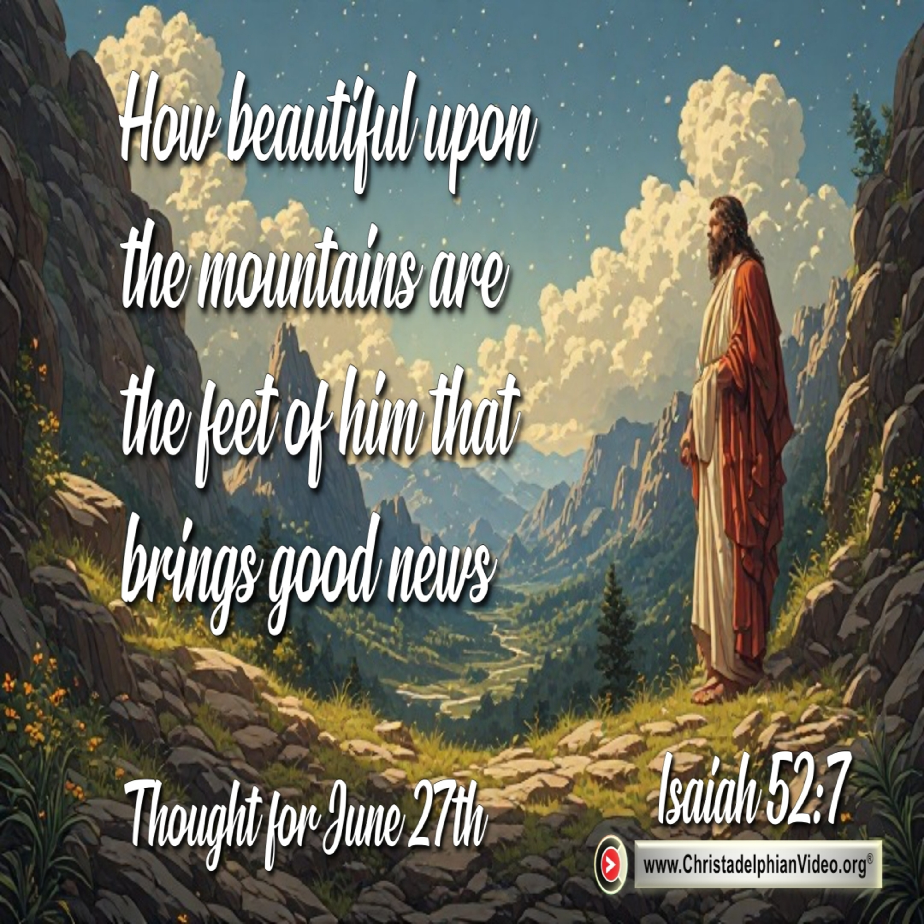 Thought for June 27th. “HOW BEAUTIFUL” episode artwork